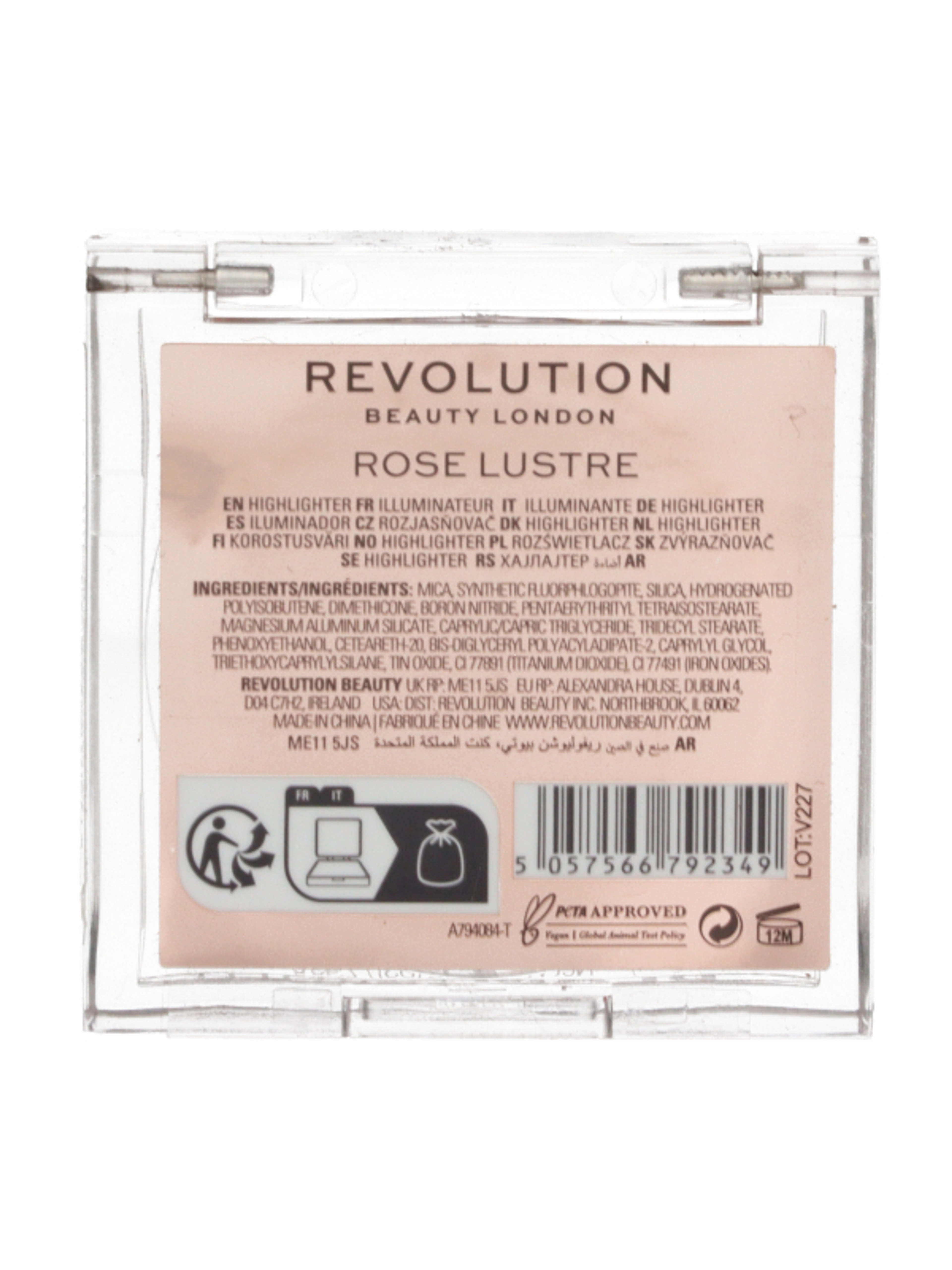 Revolution Beam Bright highlighter /Rose Lustre - 1 db-3