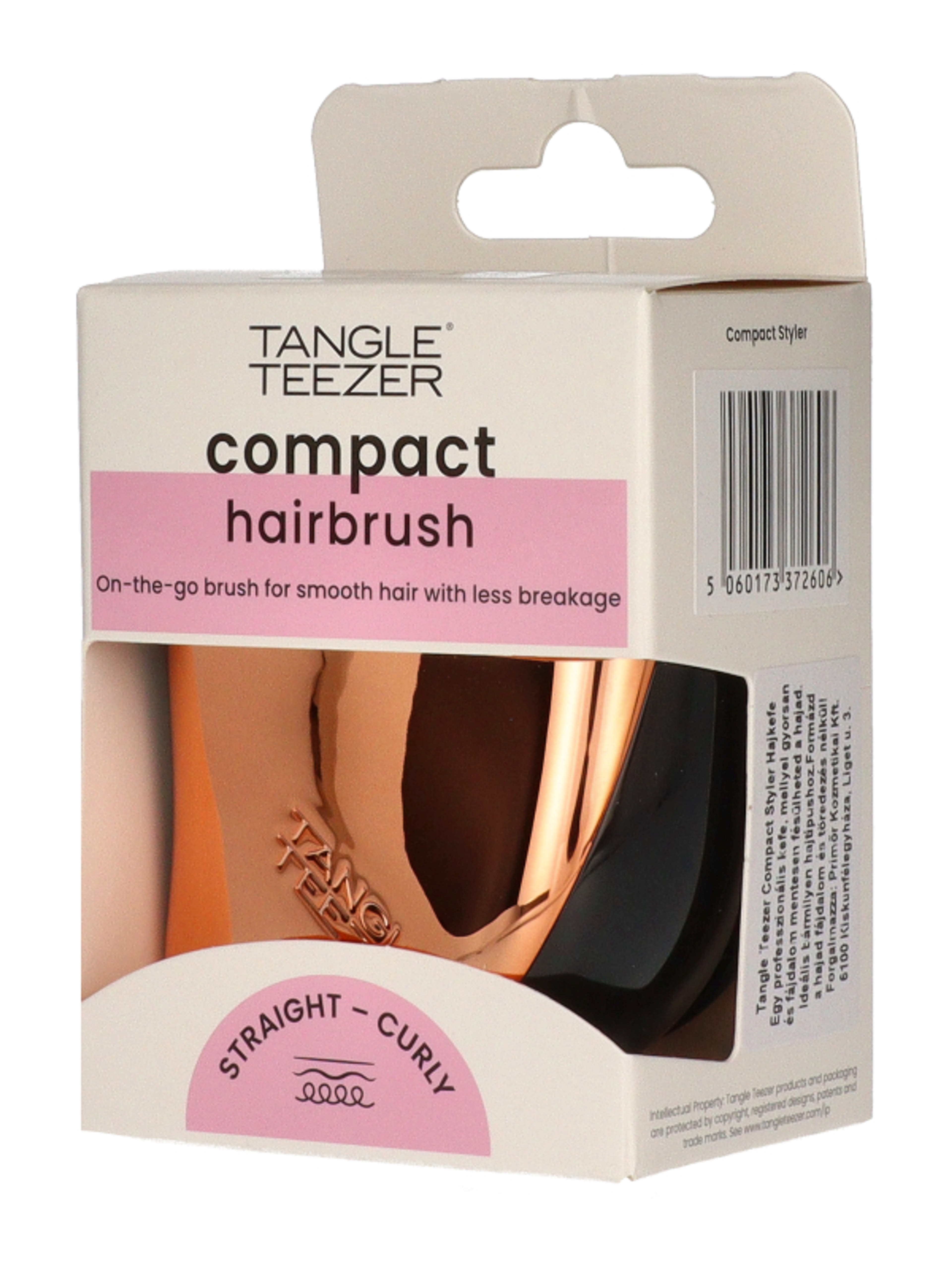 Tangle Teezer Compact Styler Rose Gold hajkefe - 1 db-2