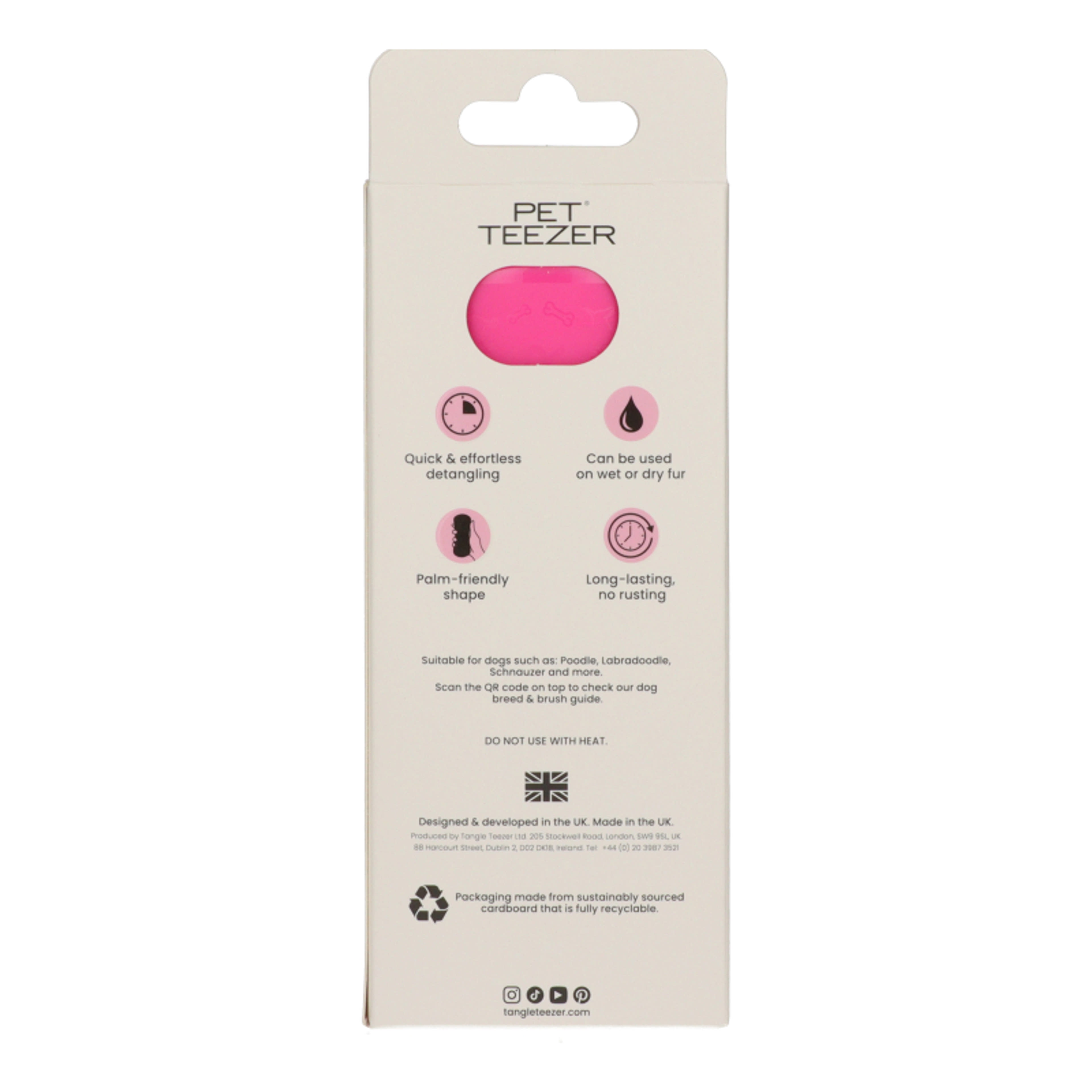 Pet Teezer bontókefe nagytestű kutyáknak - 1 db-3