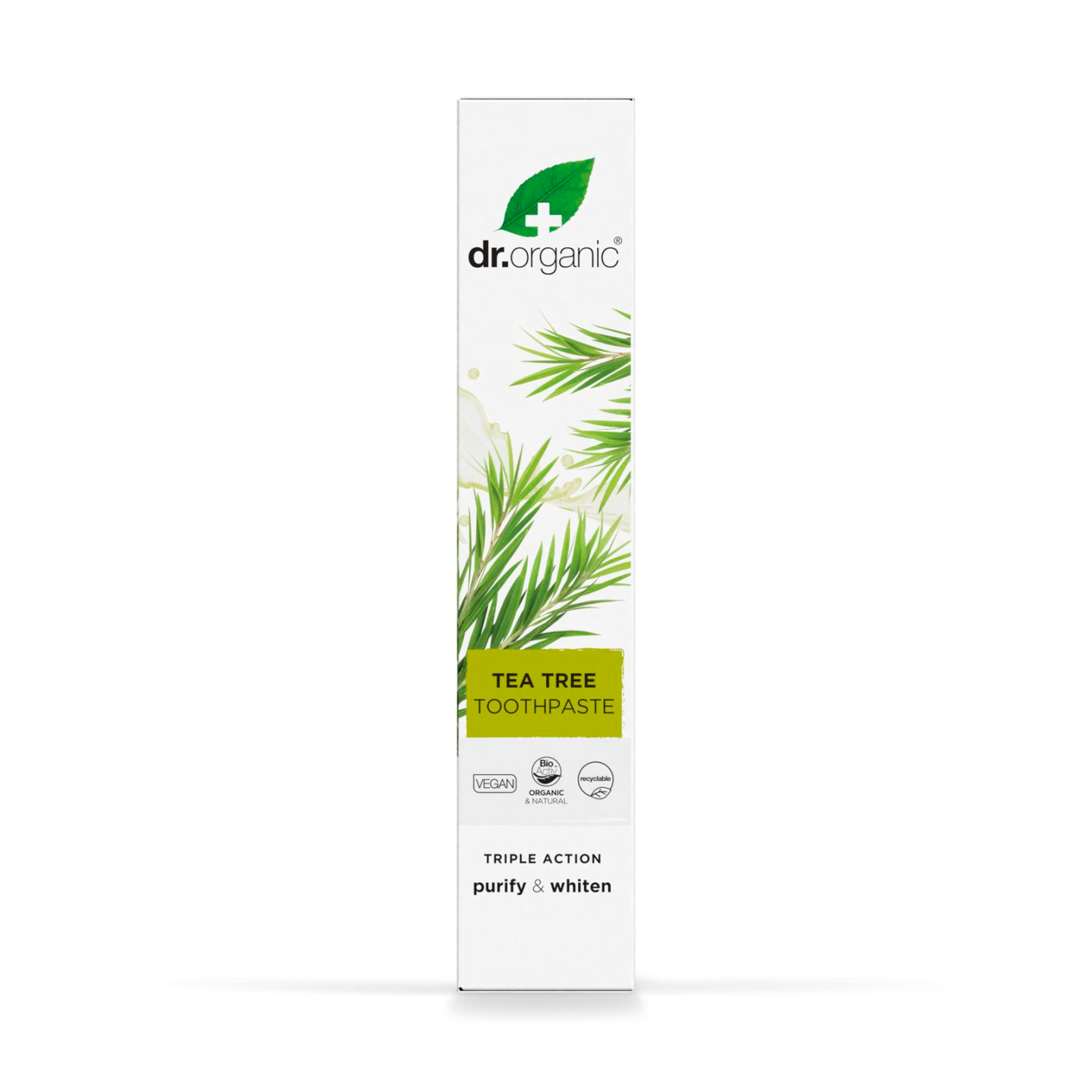 Dr.Organic fogkrém bio teafaolajjal - 100 ml