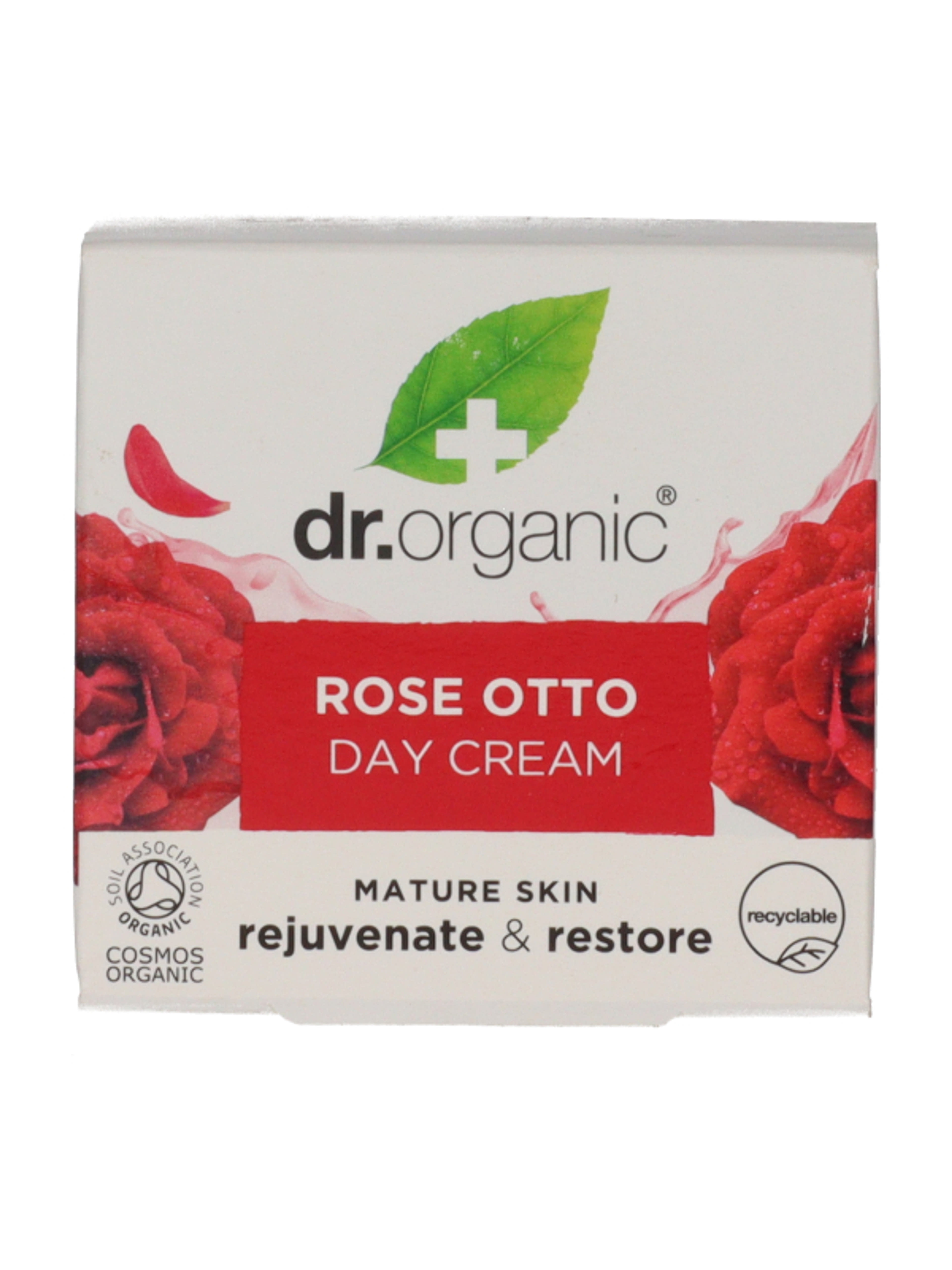 Dr. Organic nappali krém damaszkuszi rózsolajjal - 50 ml