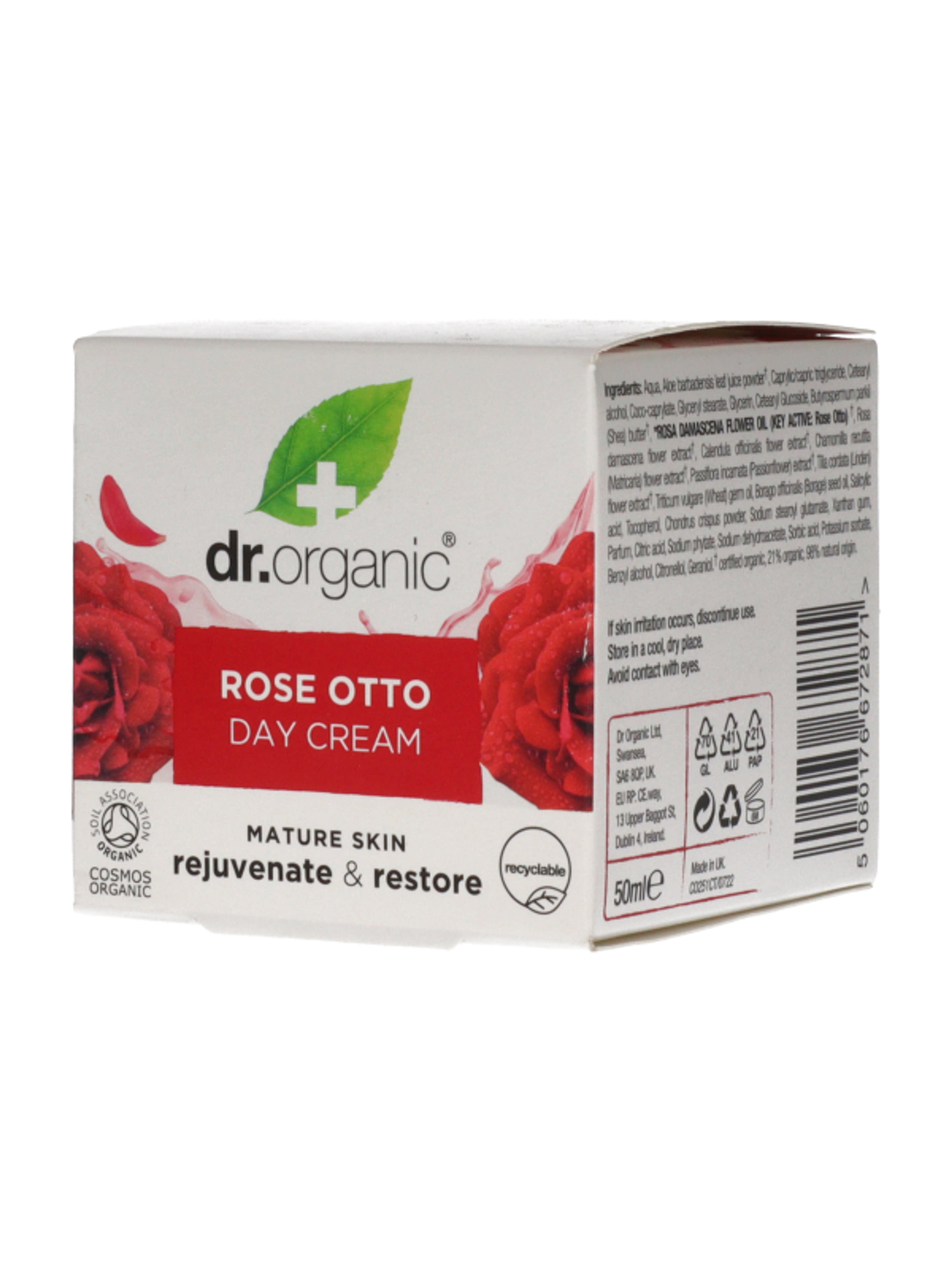 Dr. Organic nappali krém damaszkuszi rózsolajjal - 50 ml-2