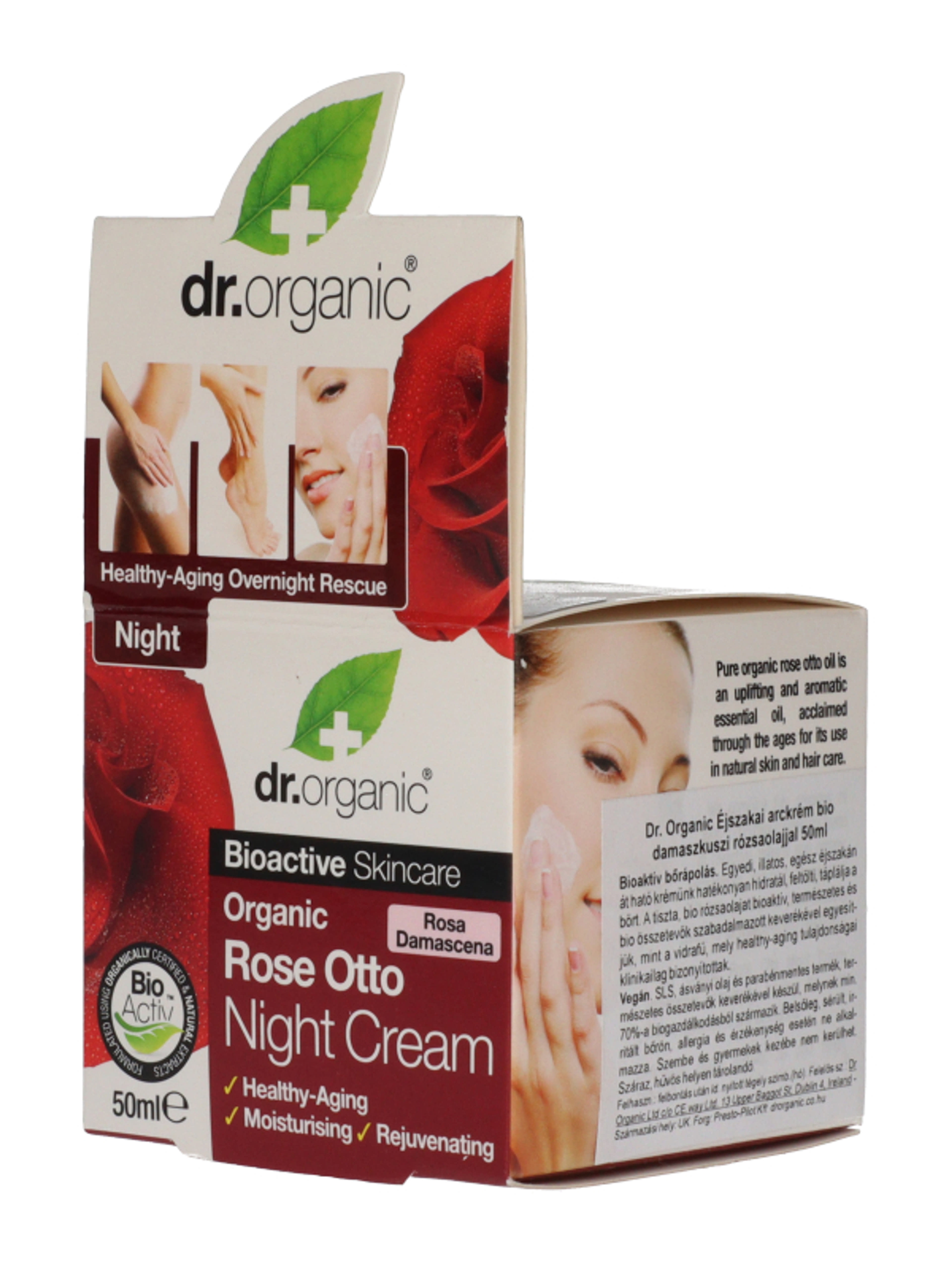 Dr. Organic damaszkuszi rózsolajos éjszakai krém - 50 ml-2