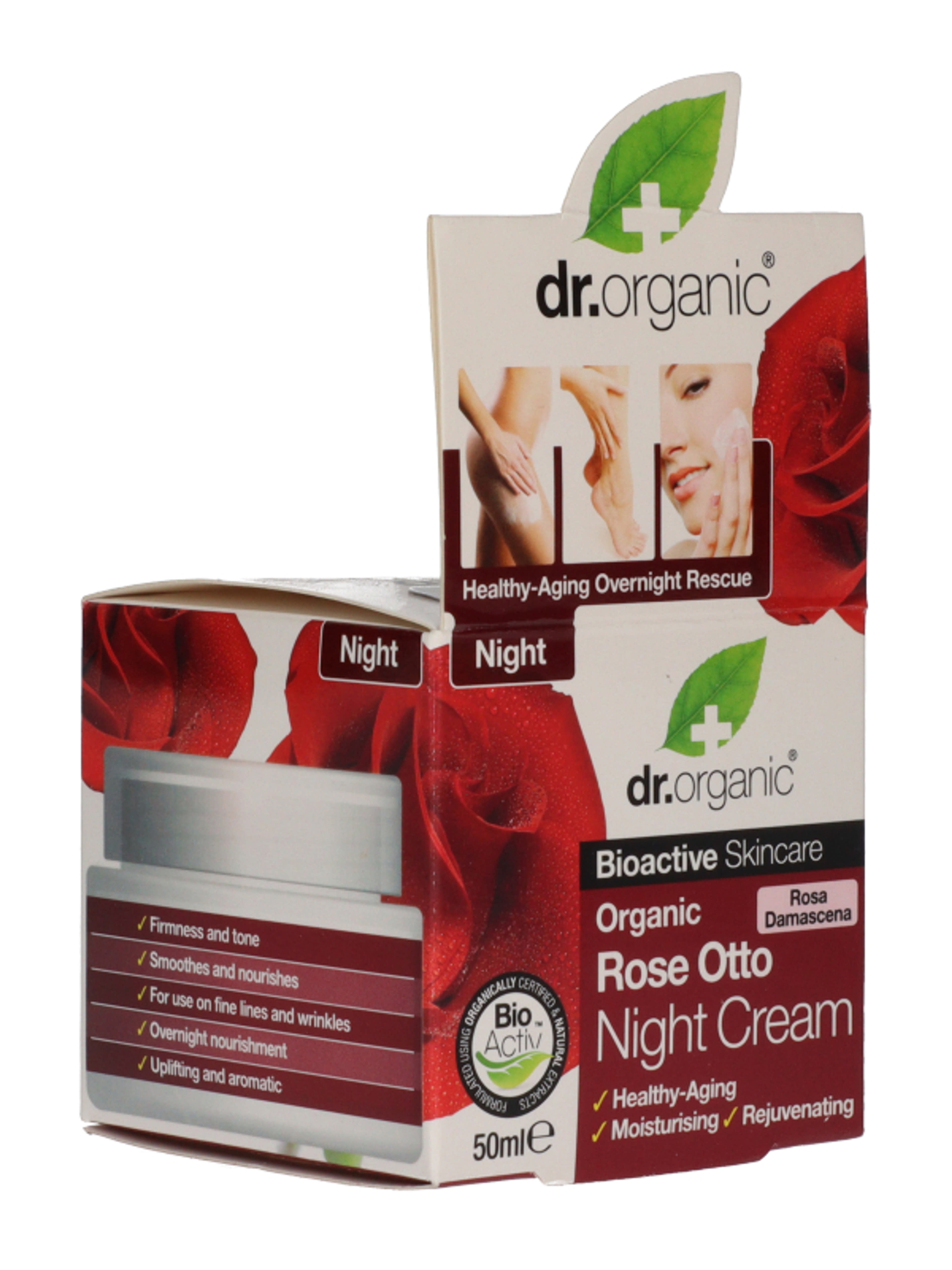 Dr. Organic damaszkuszi rózsolajos éjszakai krém - 50 ml-3