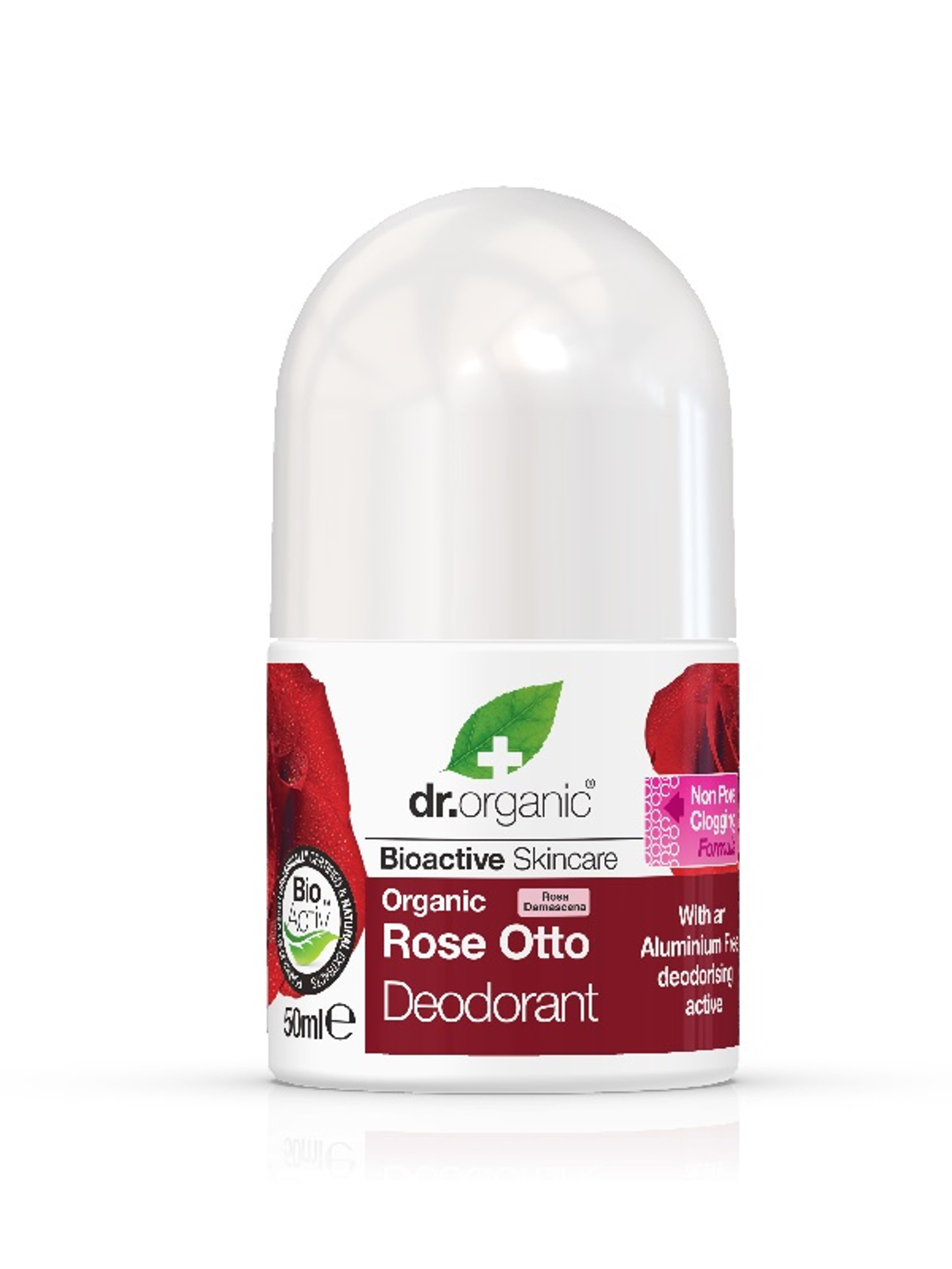 Dr. Organic roll-on damaszkuszi rózsaolajjal - 50 ml