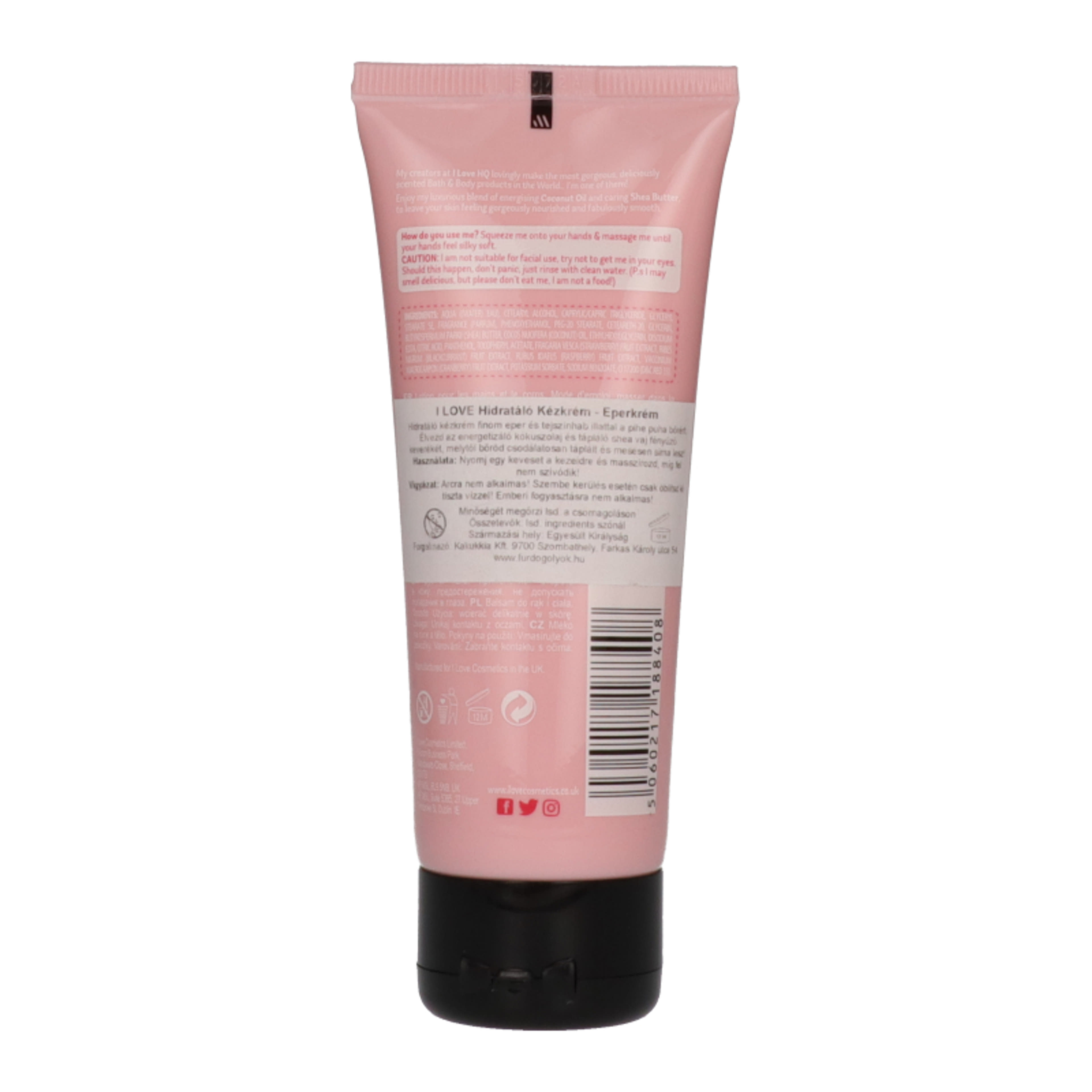 L Love hidratáló eperkrémes kézkrém - 75 ml-2