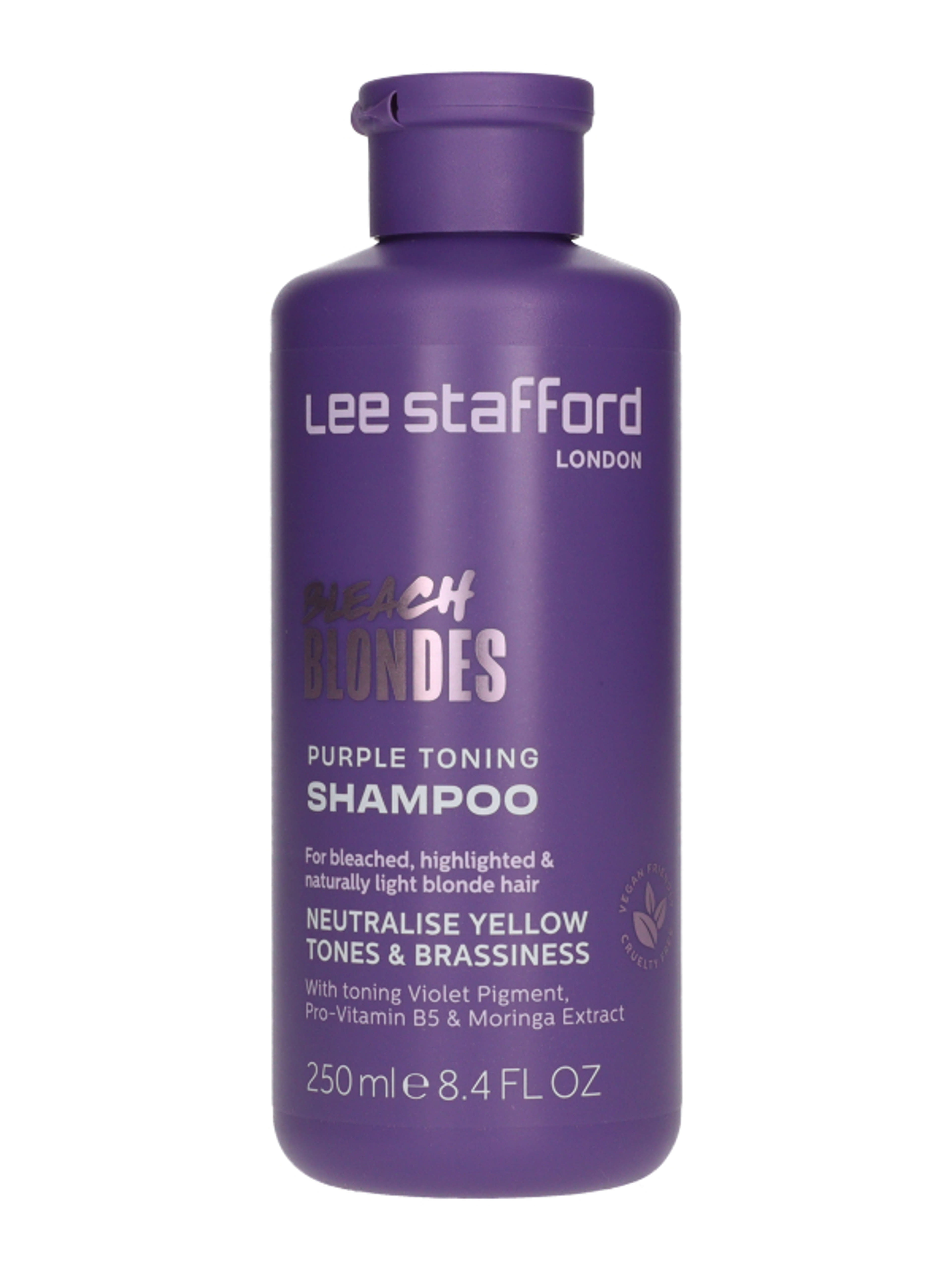 Lee Stafford Bleach Blondes Purple tonizáló sampon - 250 ml-2