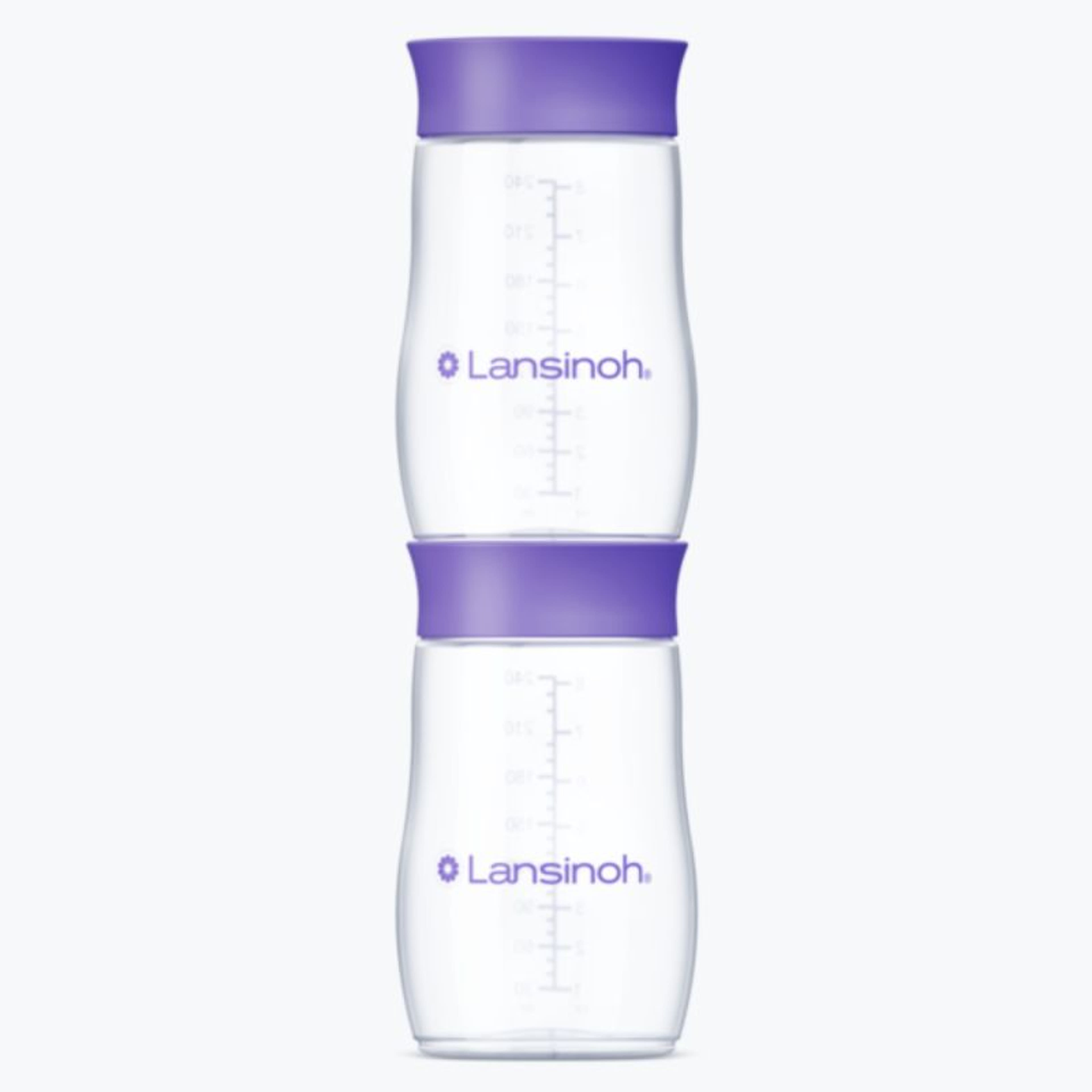 Lansinoh cumisüveg lassú folyású etetőcumival + fedéllel, 160 ml - 1 db-6