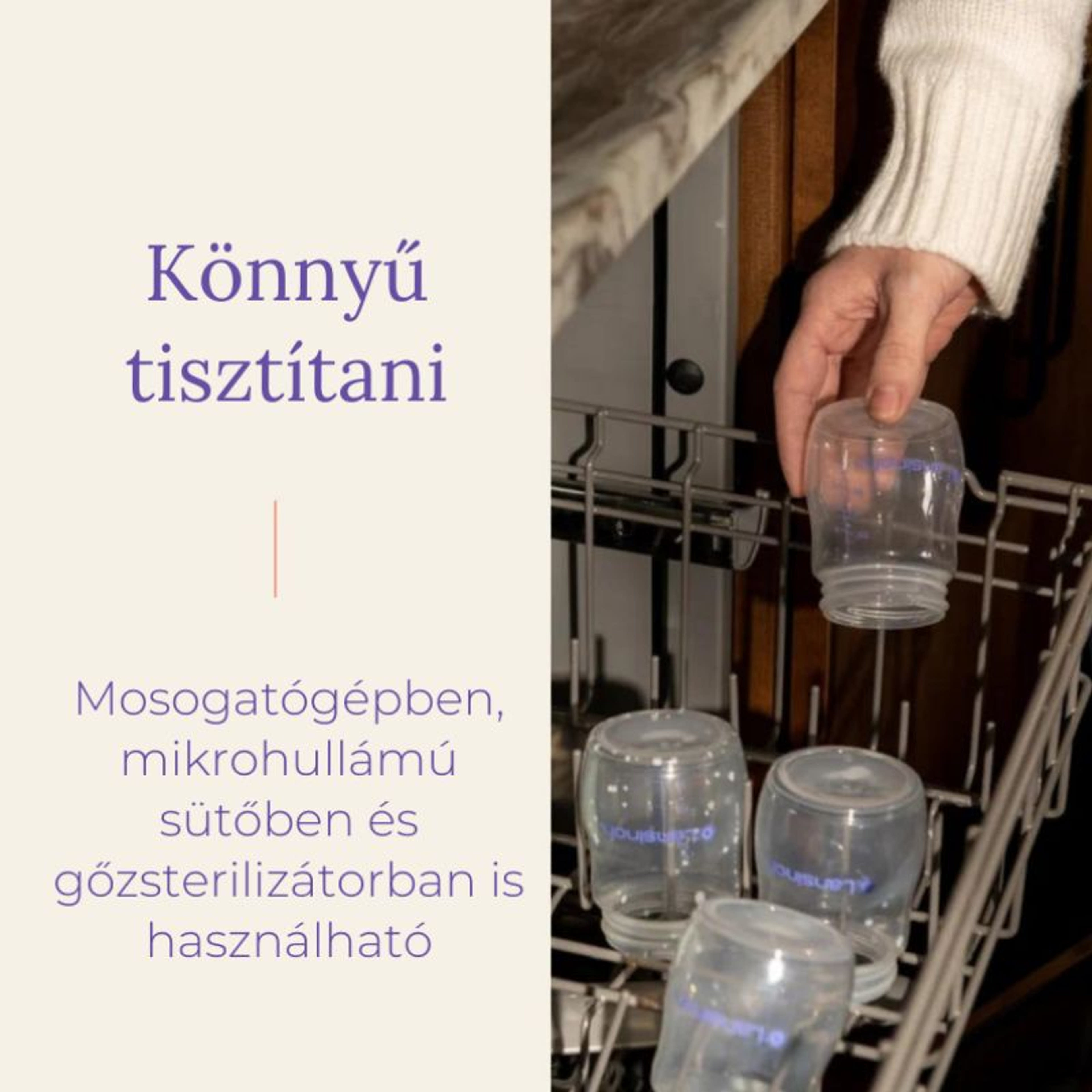 Lansinoh cumisüveg lassú folyású etetőcumival + fedéllel, 160 ml - 1 db-7