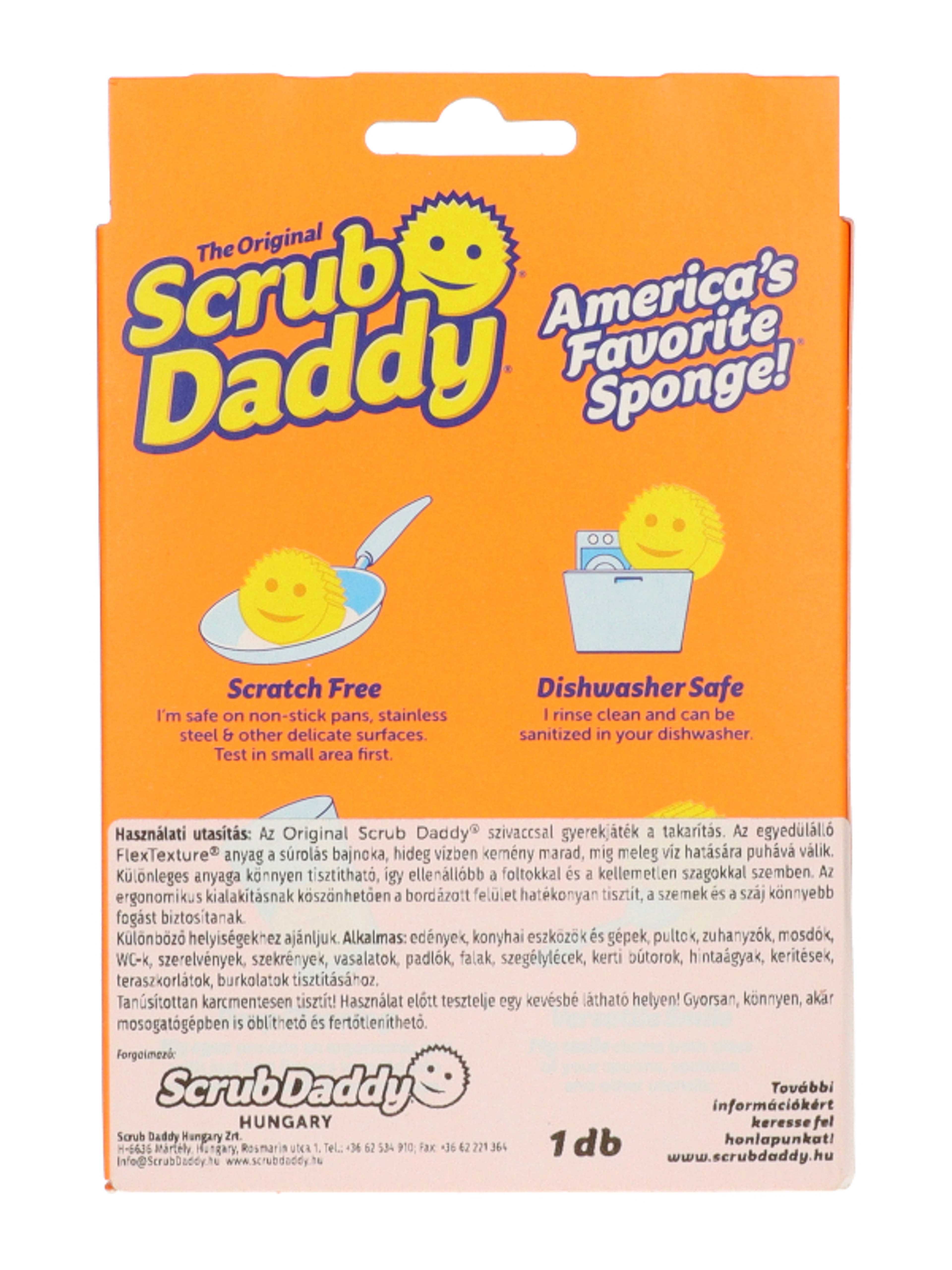 Scrub Daddy Original háztartási szivacs /citromsárga - 1 db-3