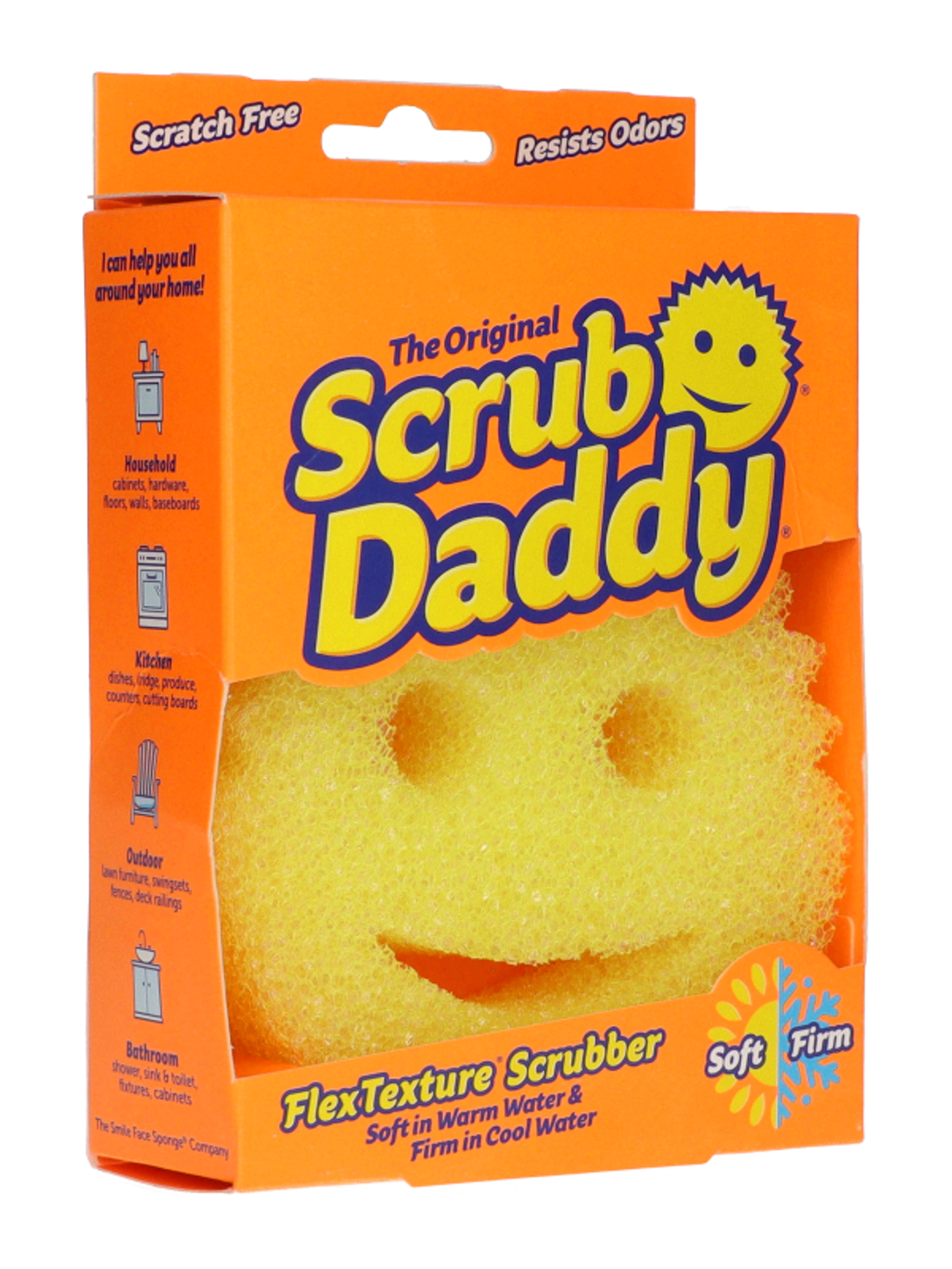 Scrub Daddy Original háztartási szivacs /citromsárga - 1 db-4