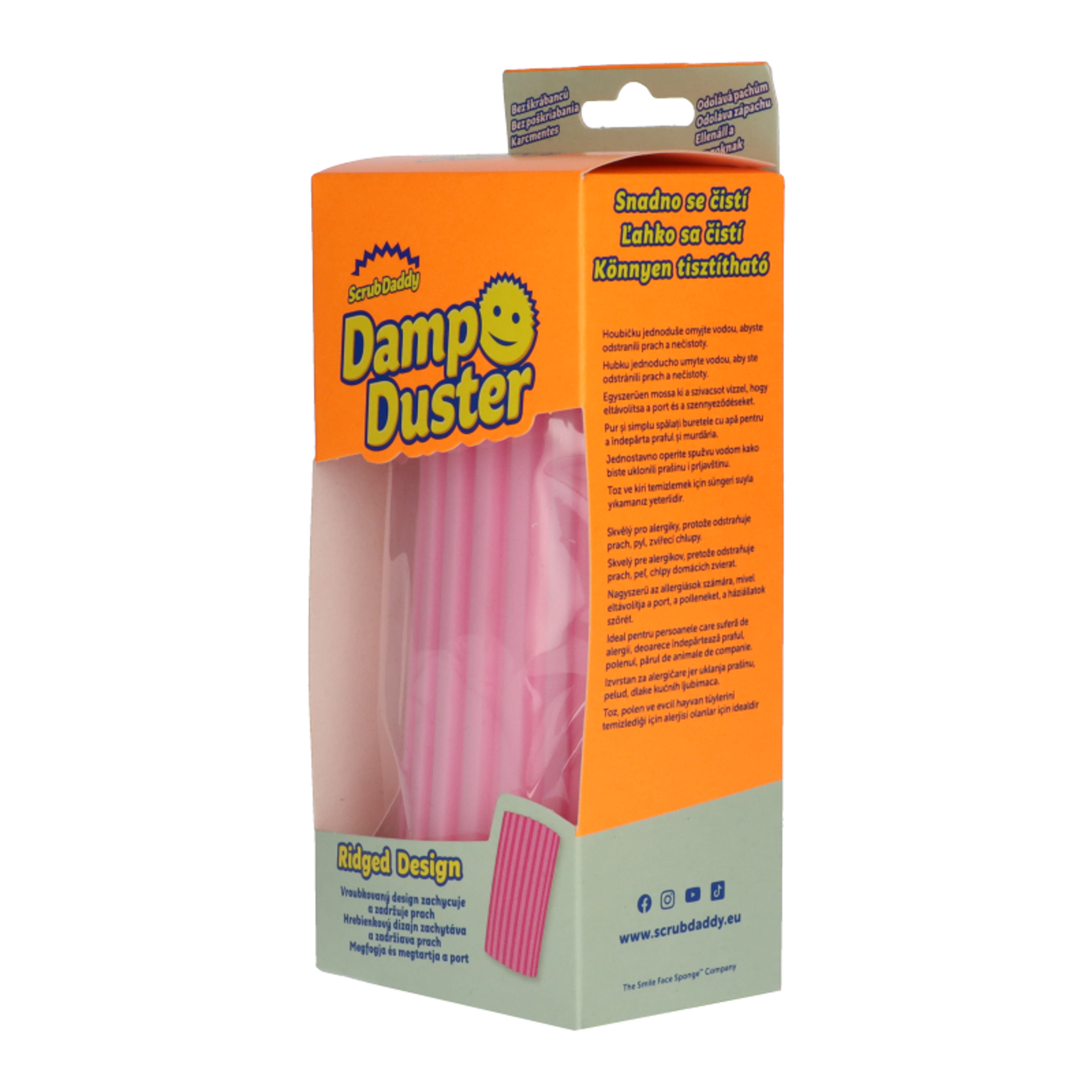 Scrub Daddy Damp Duster szivacs /pink - 1 db-2