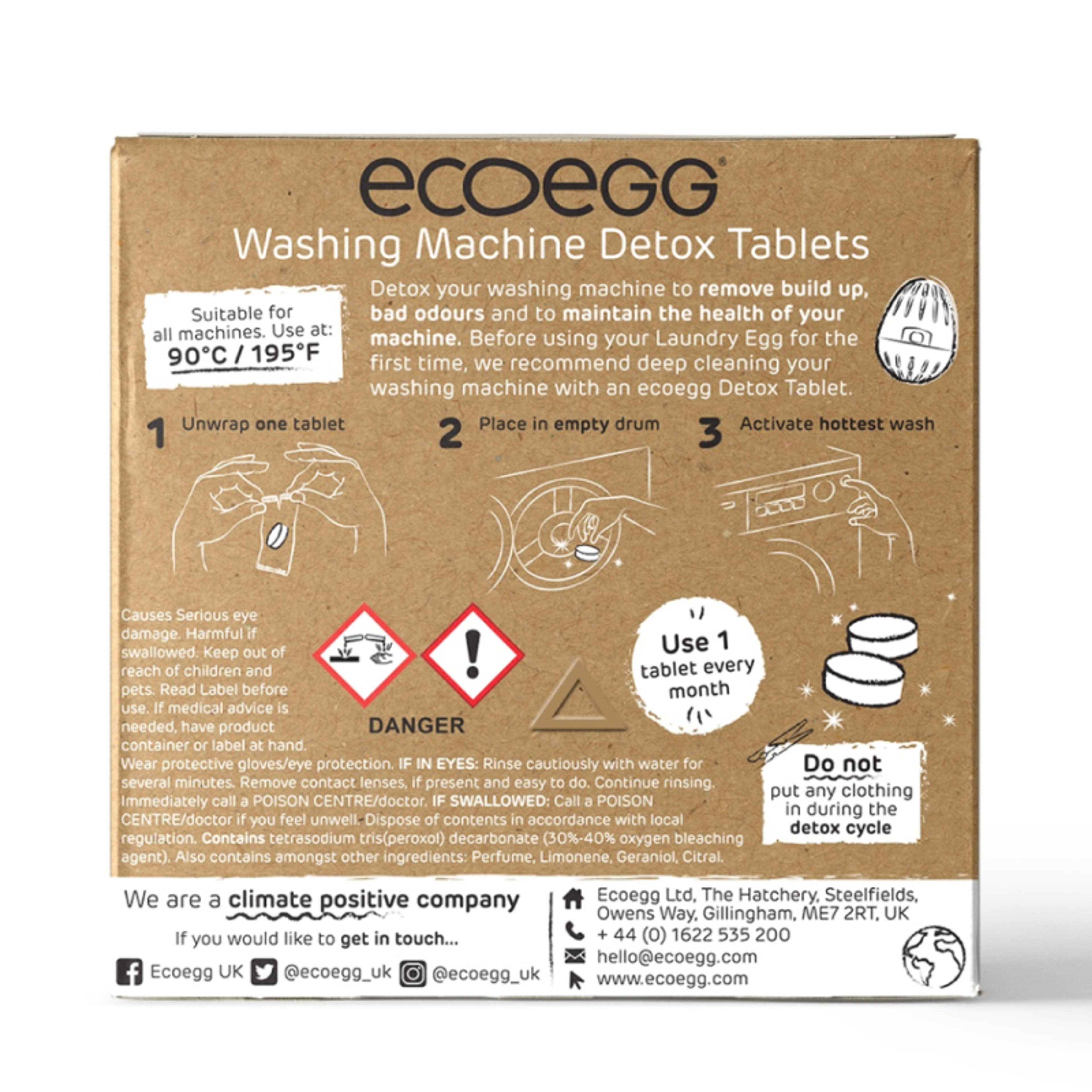 Ecoegg Detox mosógéptisztító - 6 db-2