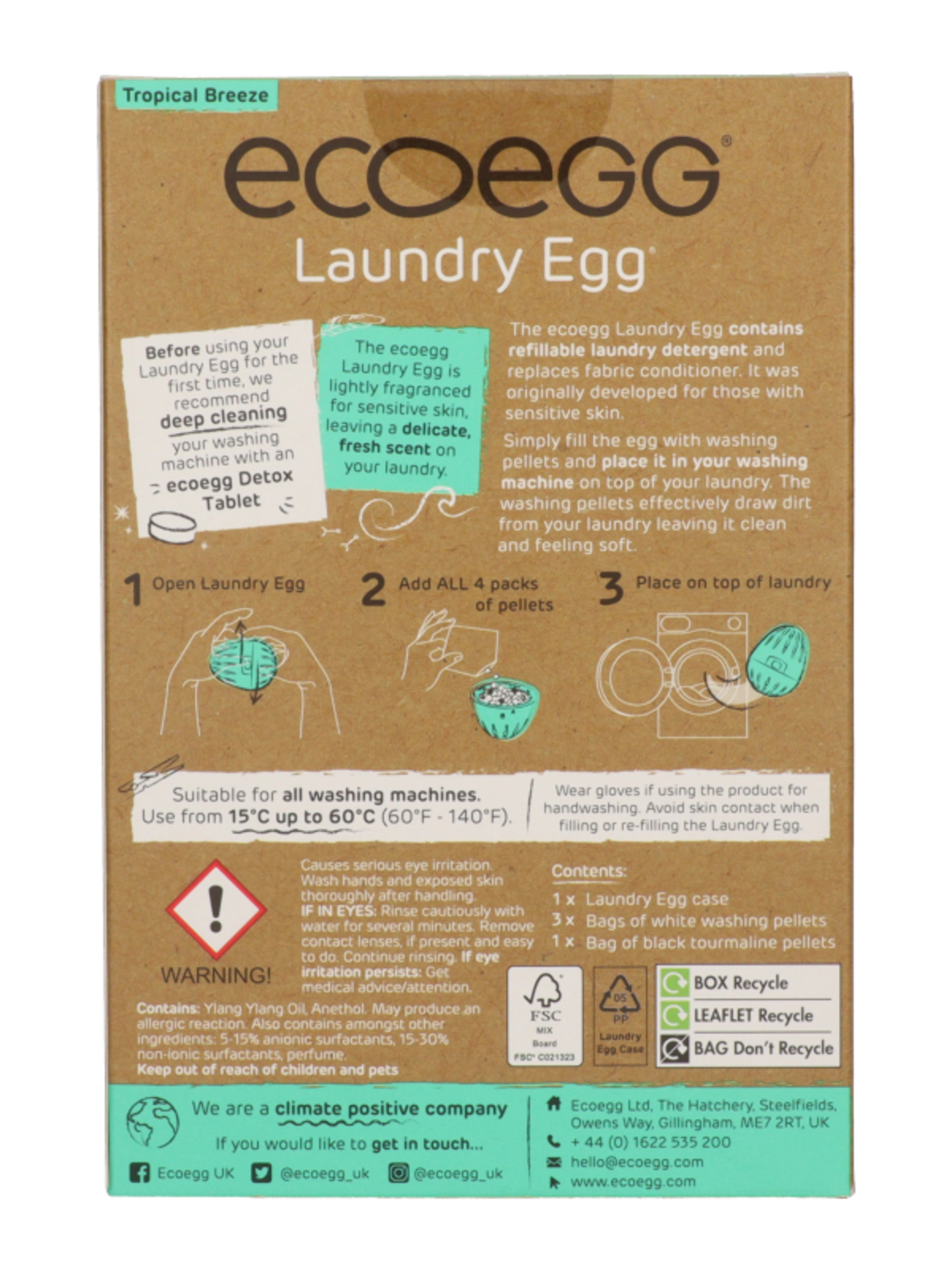 Ecoegg mosótojás 70 mosáshoz trópusi szellő illattal - 1 db-3