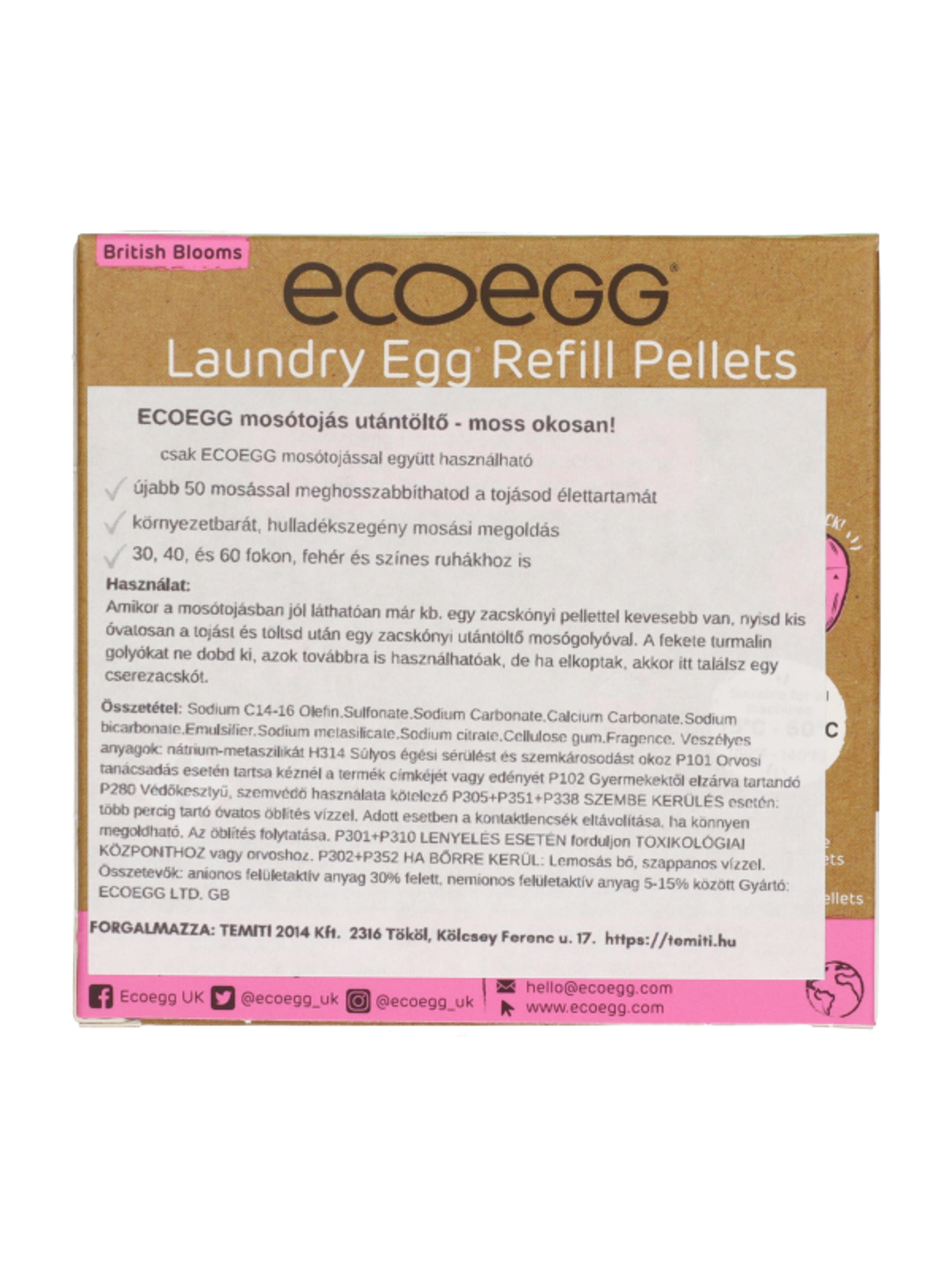 Ecoegg British Blooms mosótojás utántöltő 50 mosáshoz - 1 db-3