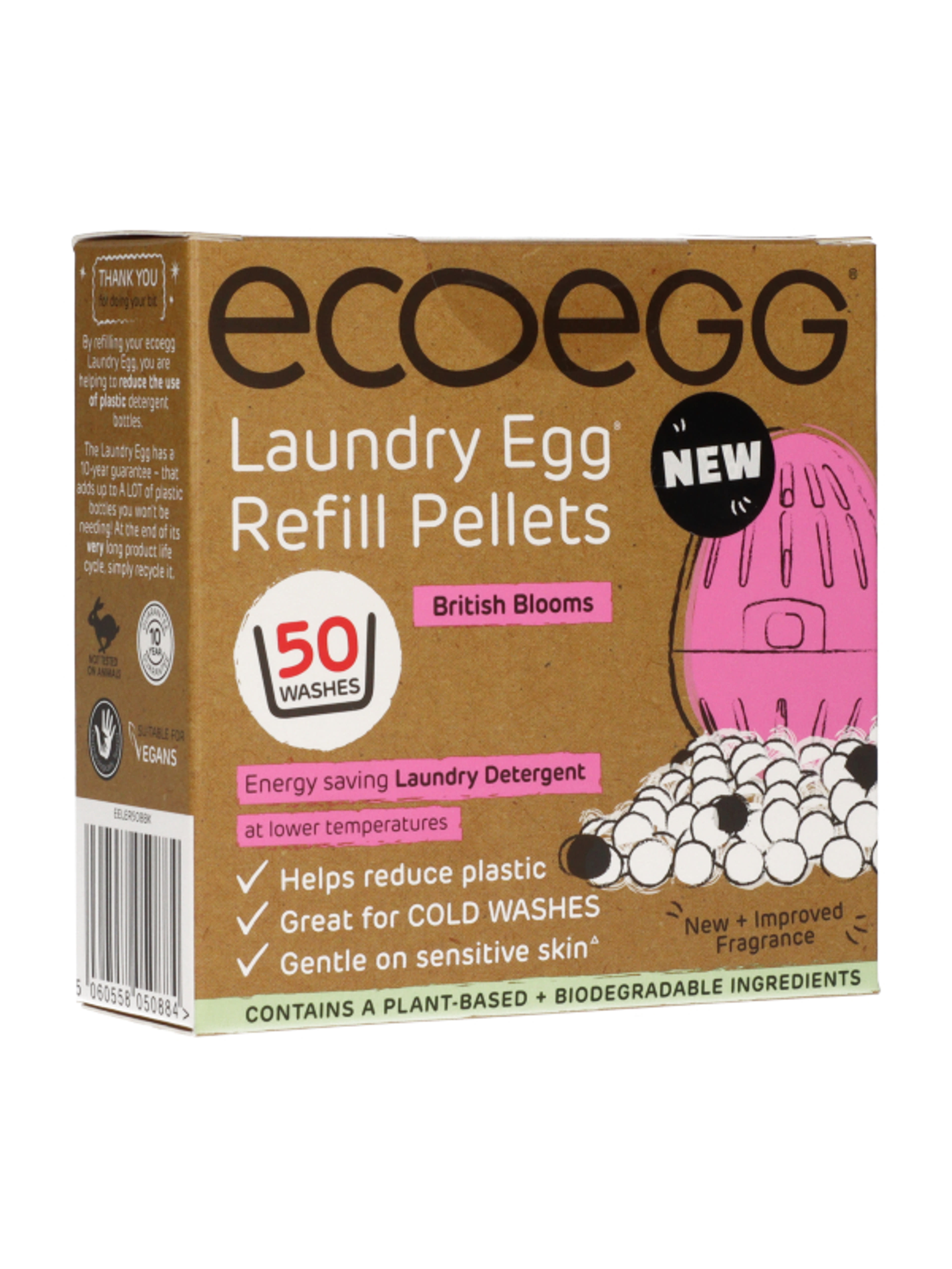 Ecoegg British Blooms mosótojás utántöltő 50 mosáshoz - 1 db-4