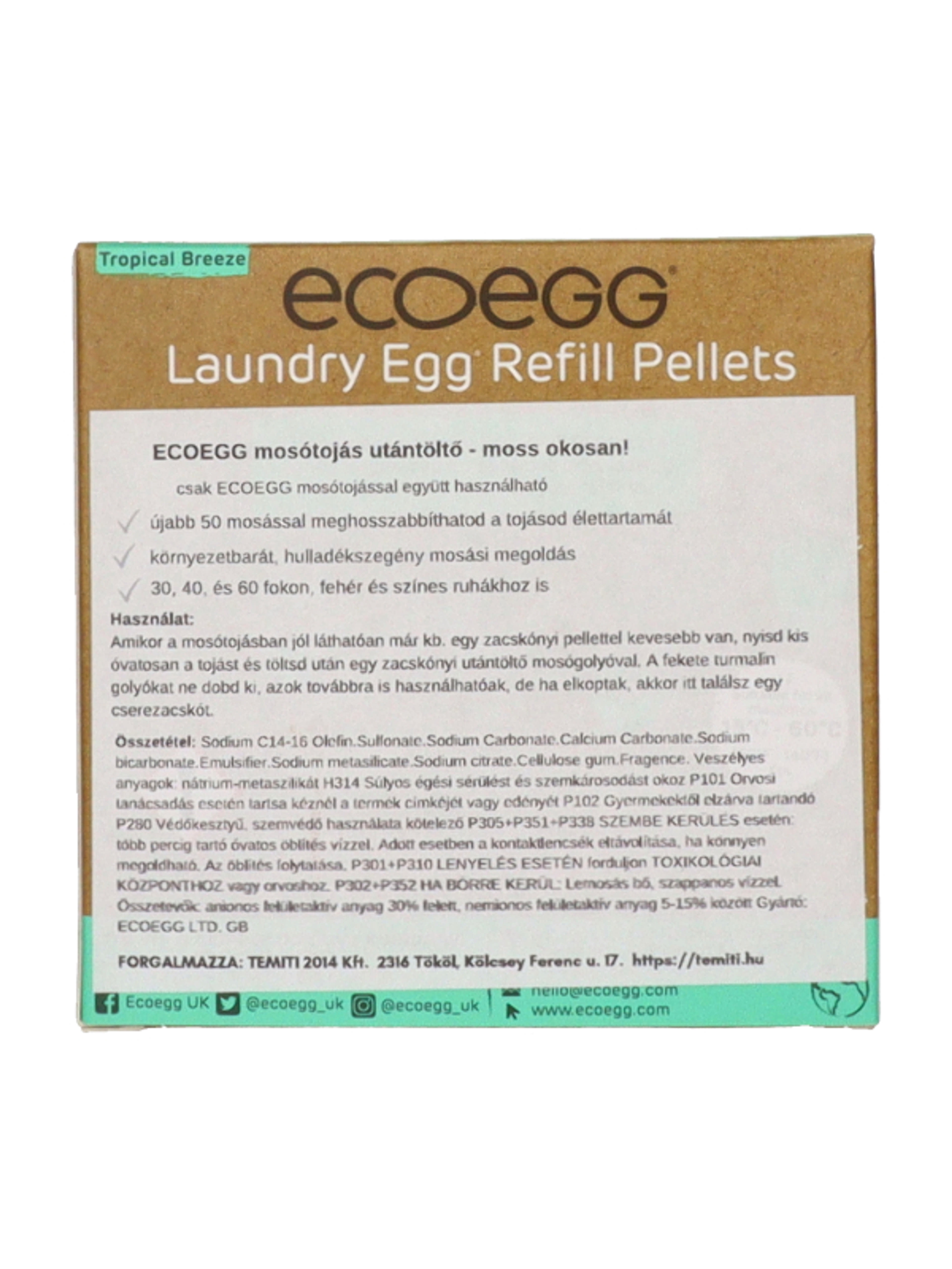 Ecoegg mosótojás ütántöltő trópusi szellő illattal - 1 db-3