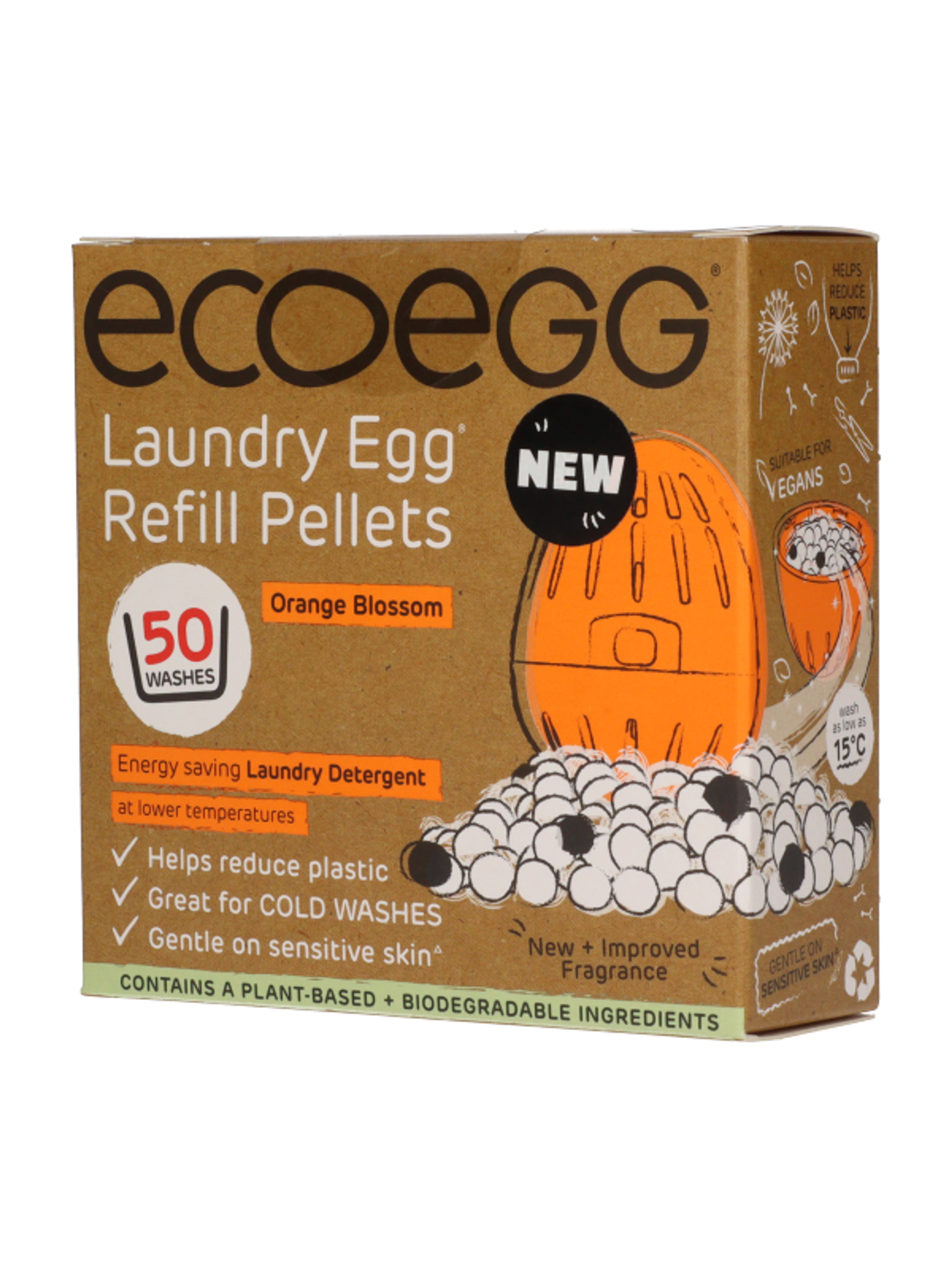 Ecoegg mosótojás utántöltő 50 mosáshoz narancsvirág illattal - 1 db-2