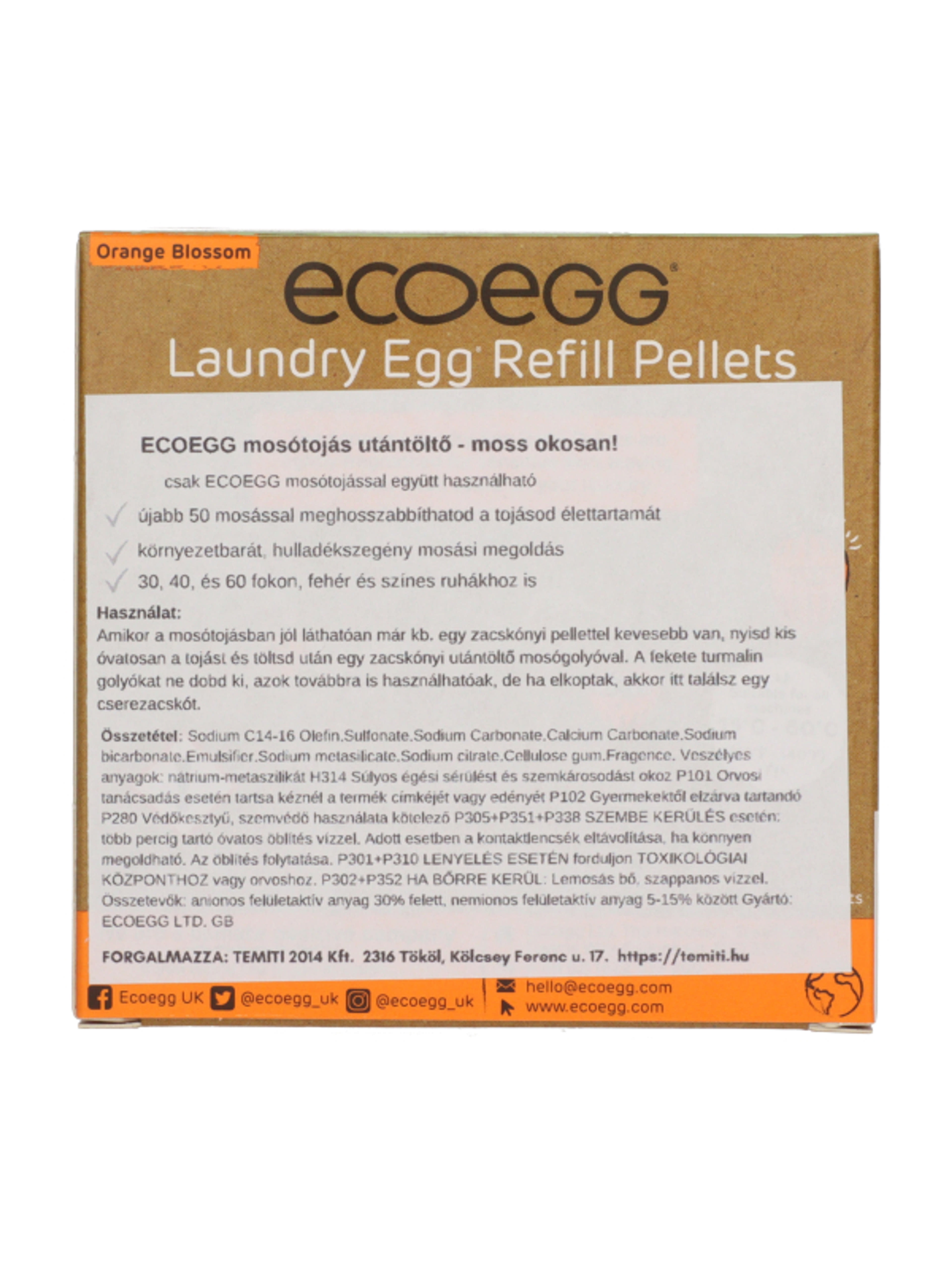 Ecoegg mosótojás utántöltő 50 mosáshoz narancsvirág illattal - 1 db-3
