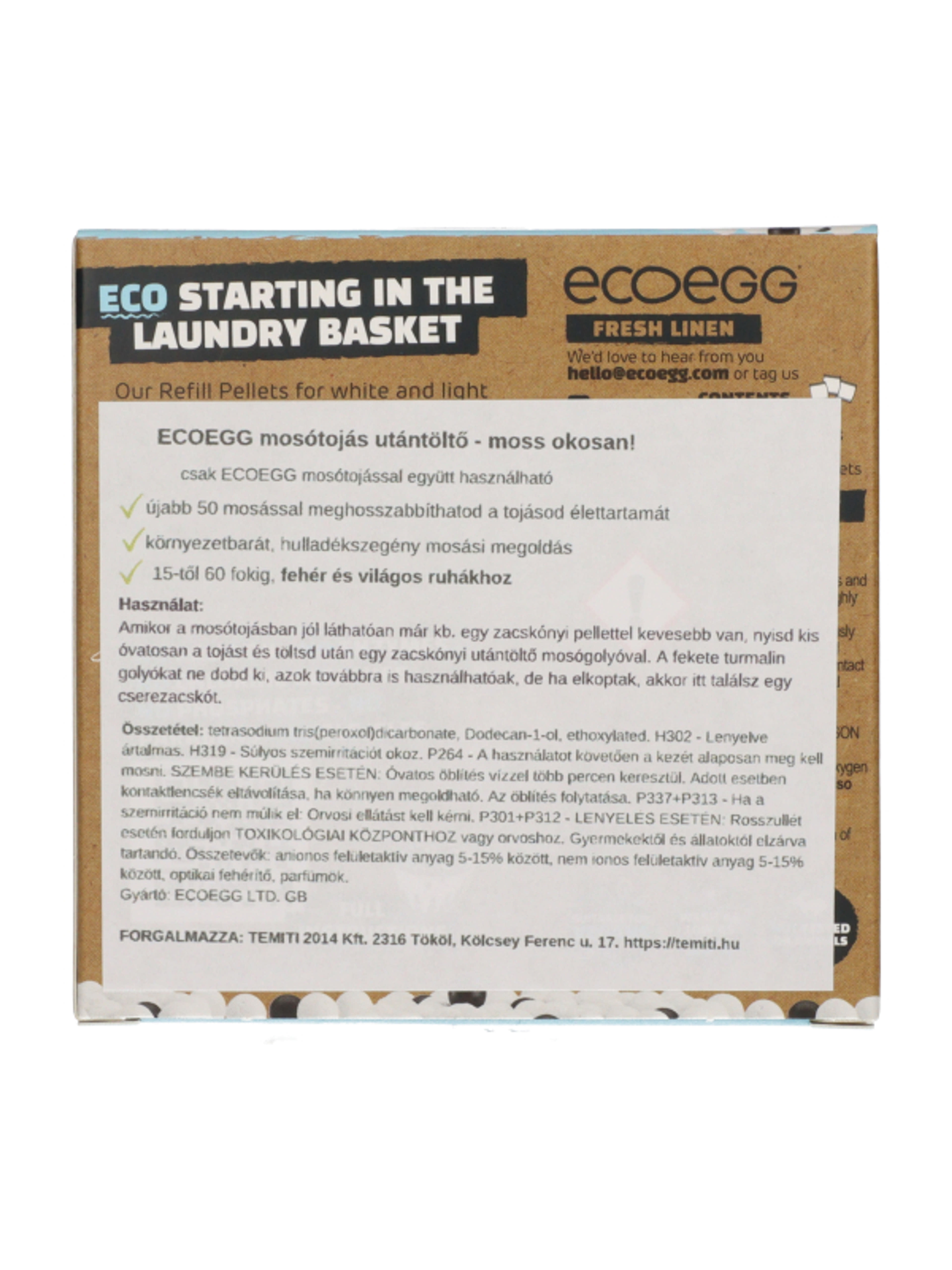 Ecoegg mosótojás utántöltő 50 mosáshoz tavaszi virág illattal - 1 db-3