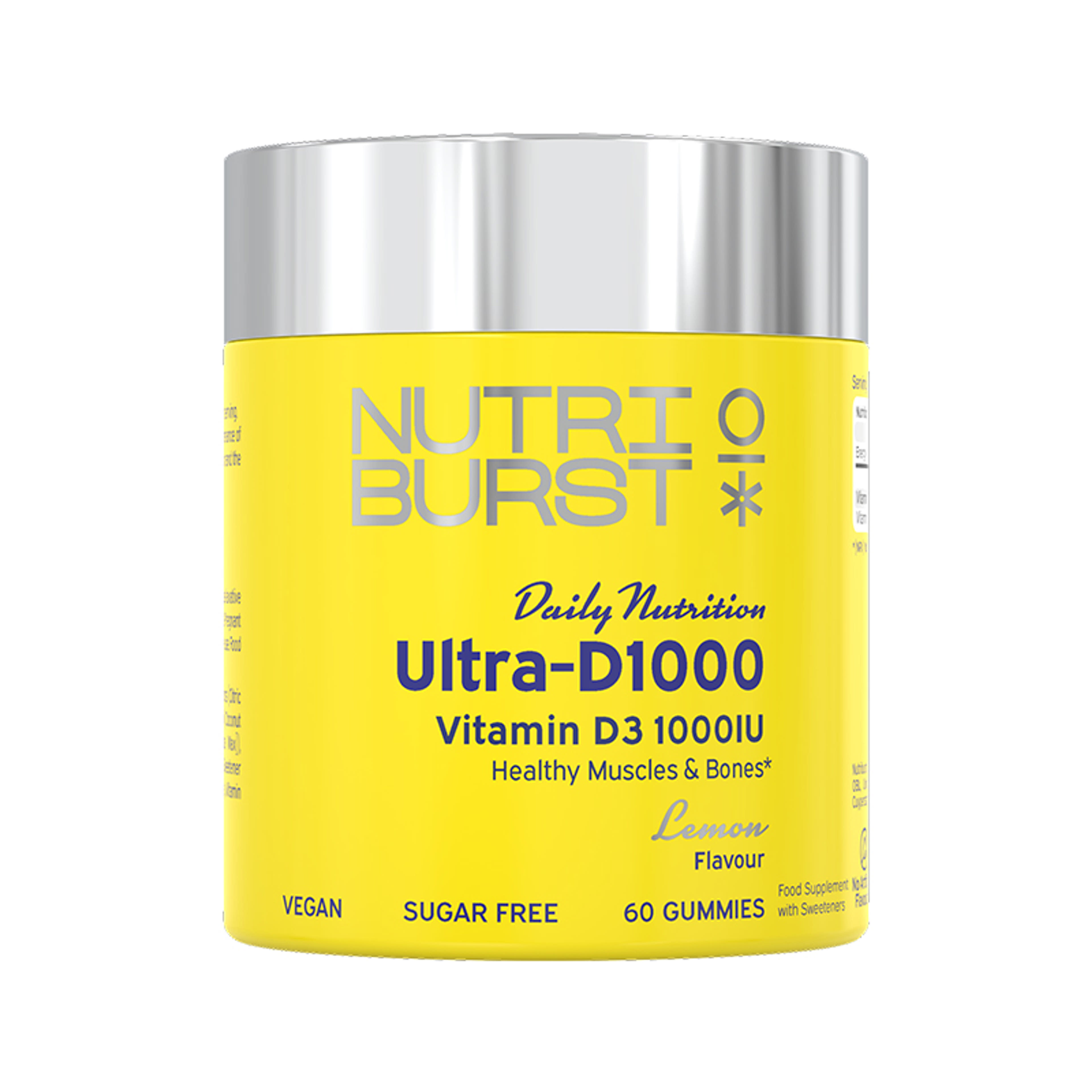 Nutriburst Ultra-D1000 gumivitamin - 60 db-1