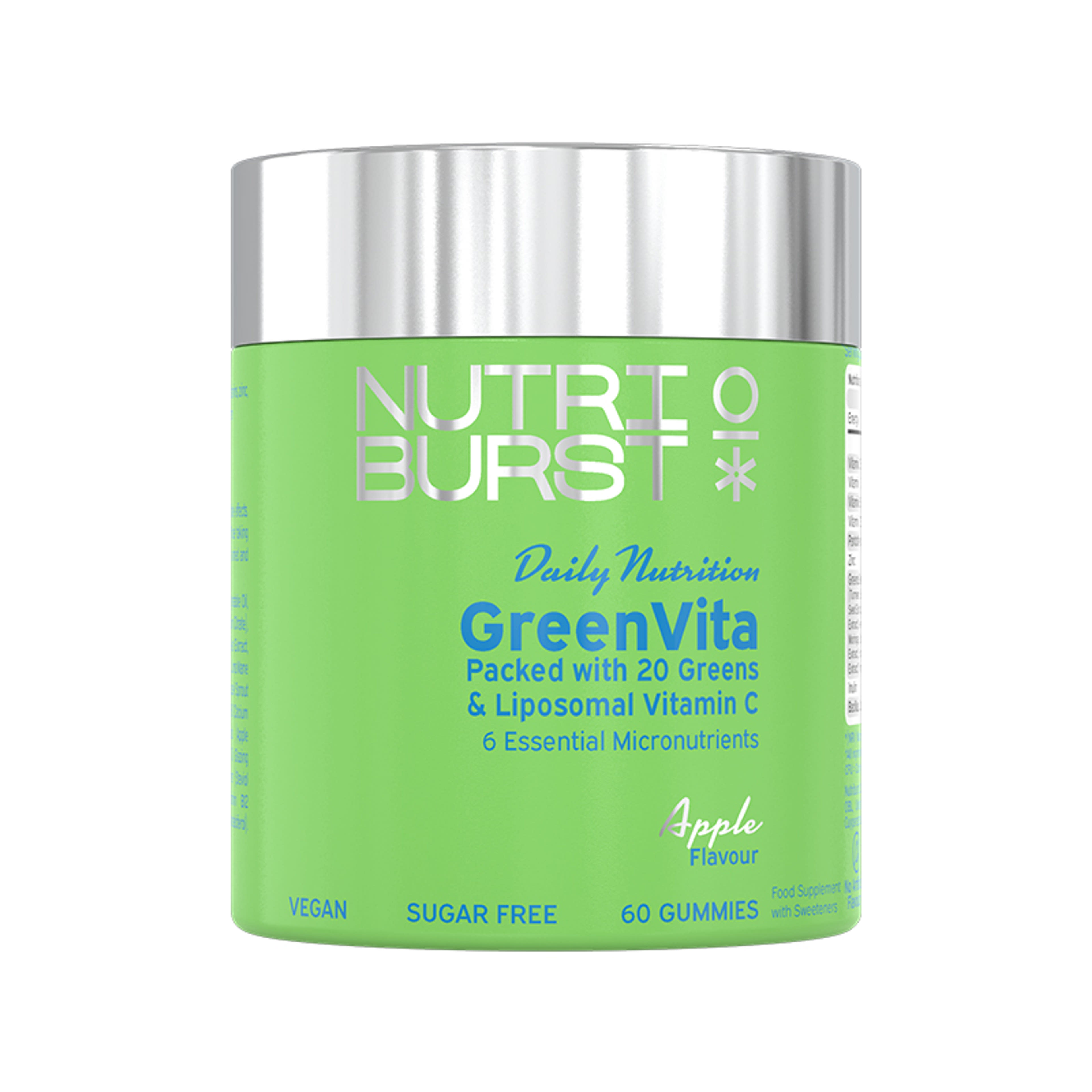 Nutriburst Greenvita gumivitamin - 60 db-1