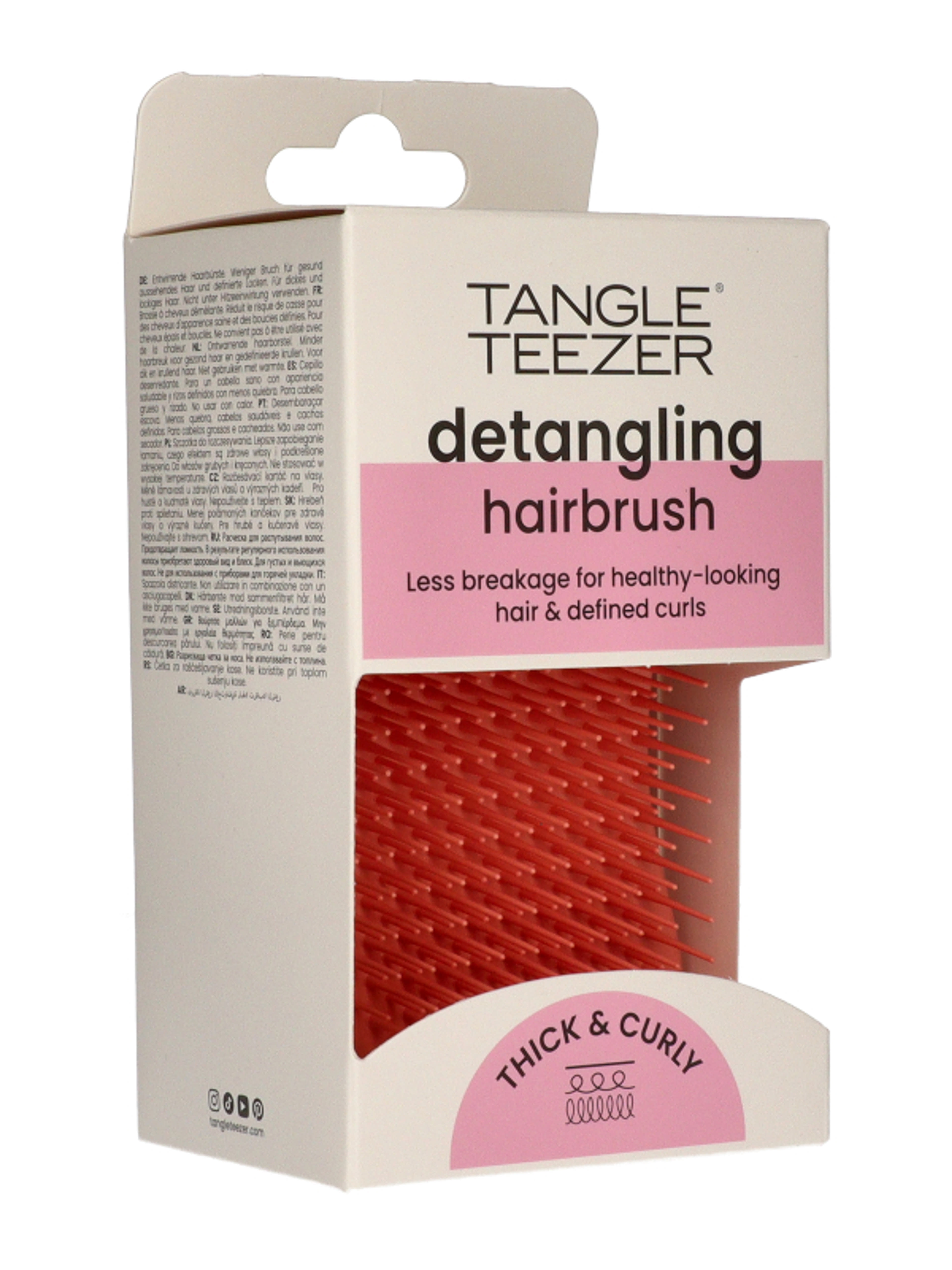 Tangle Teezer Original Thic&Curly Terracotta hajkefe - 1 db-4