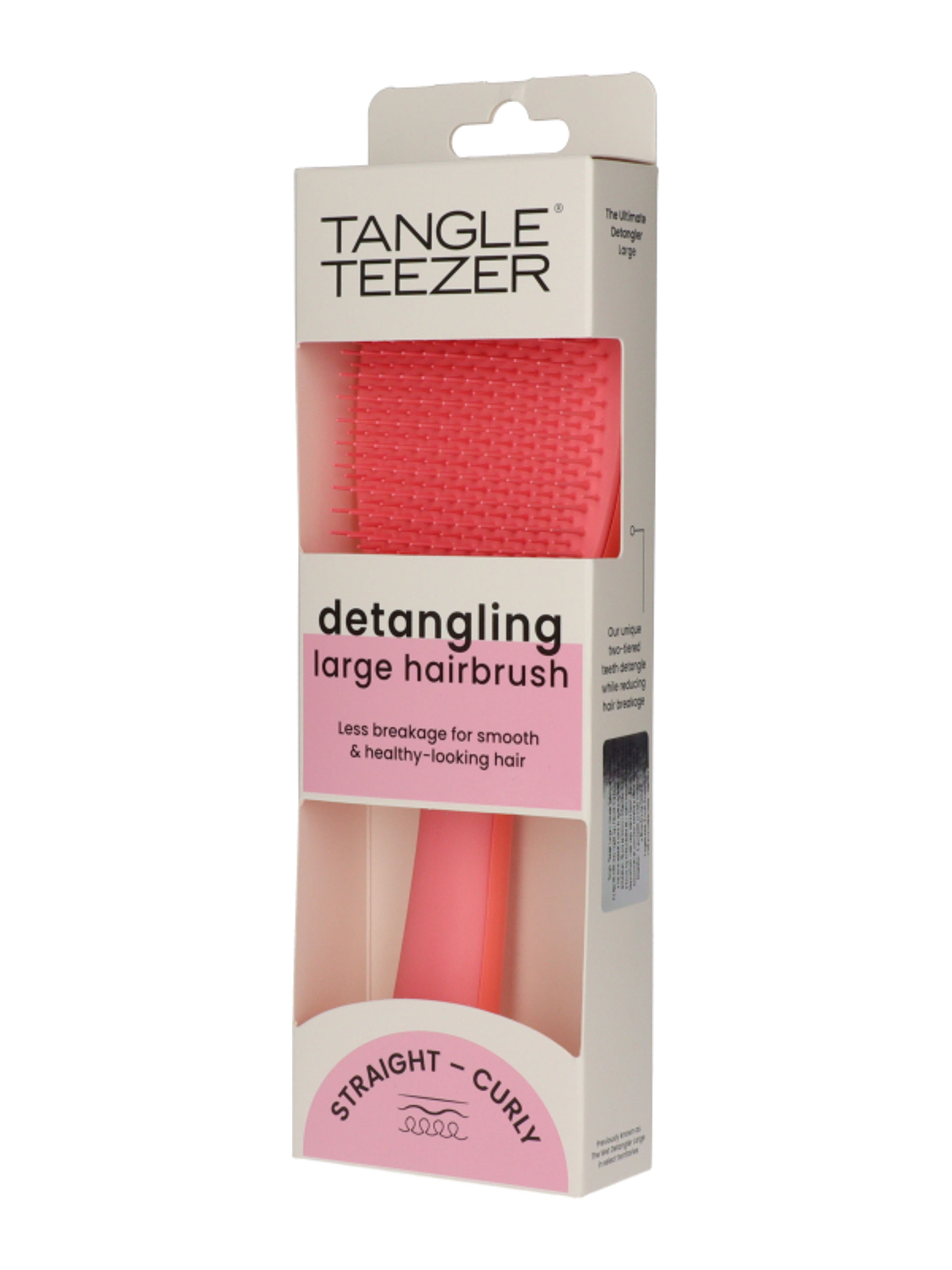 Tangle Teezer Large Wet Det Salmon Pink hajkefe - 1 db-2