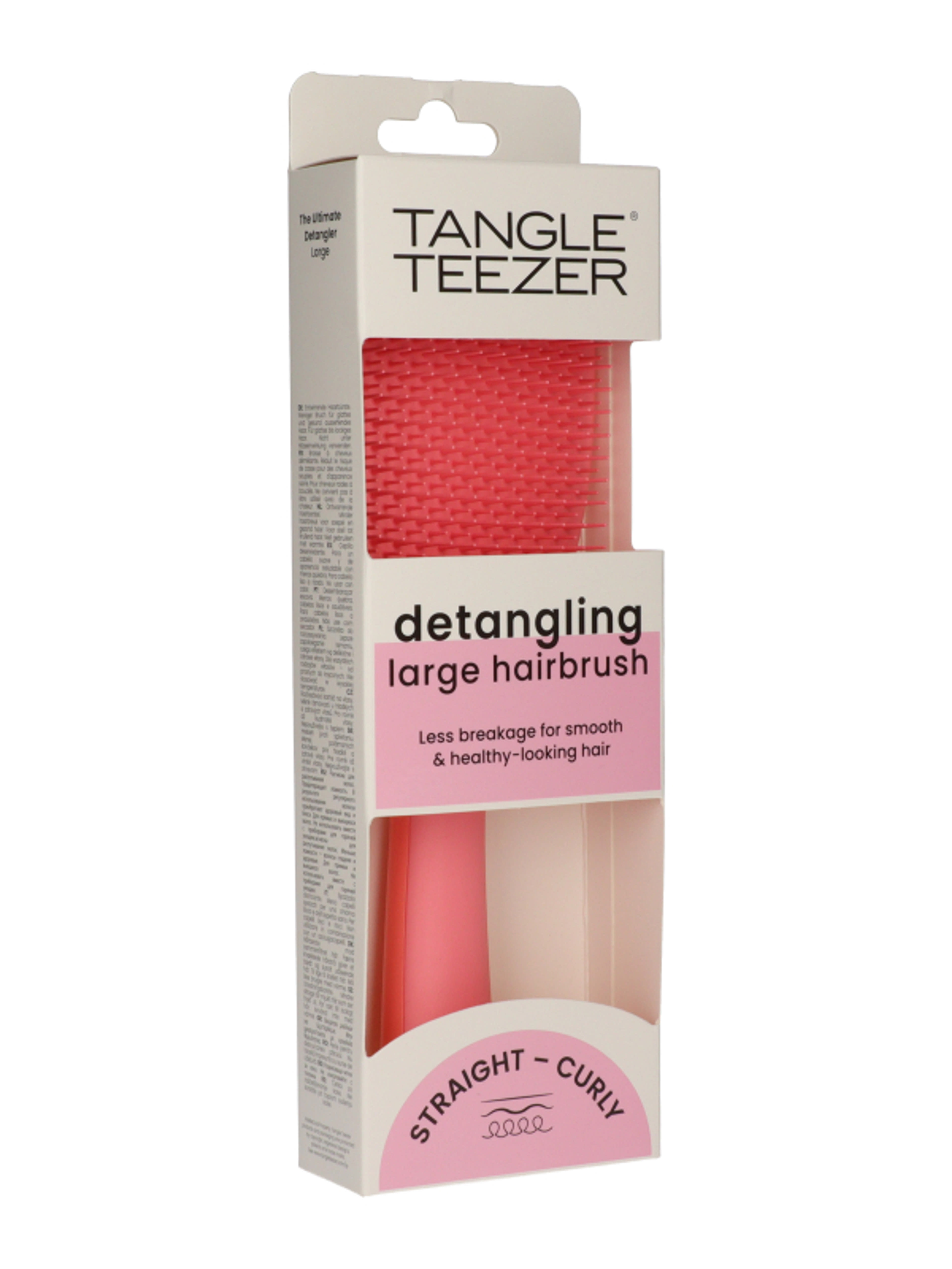 Tangle Teezer Large Wet Det Salmon Pink hajkefe - 1 db-4