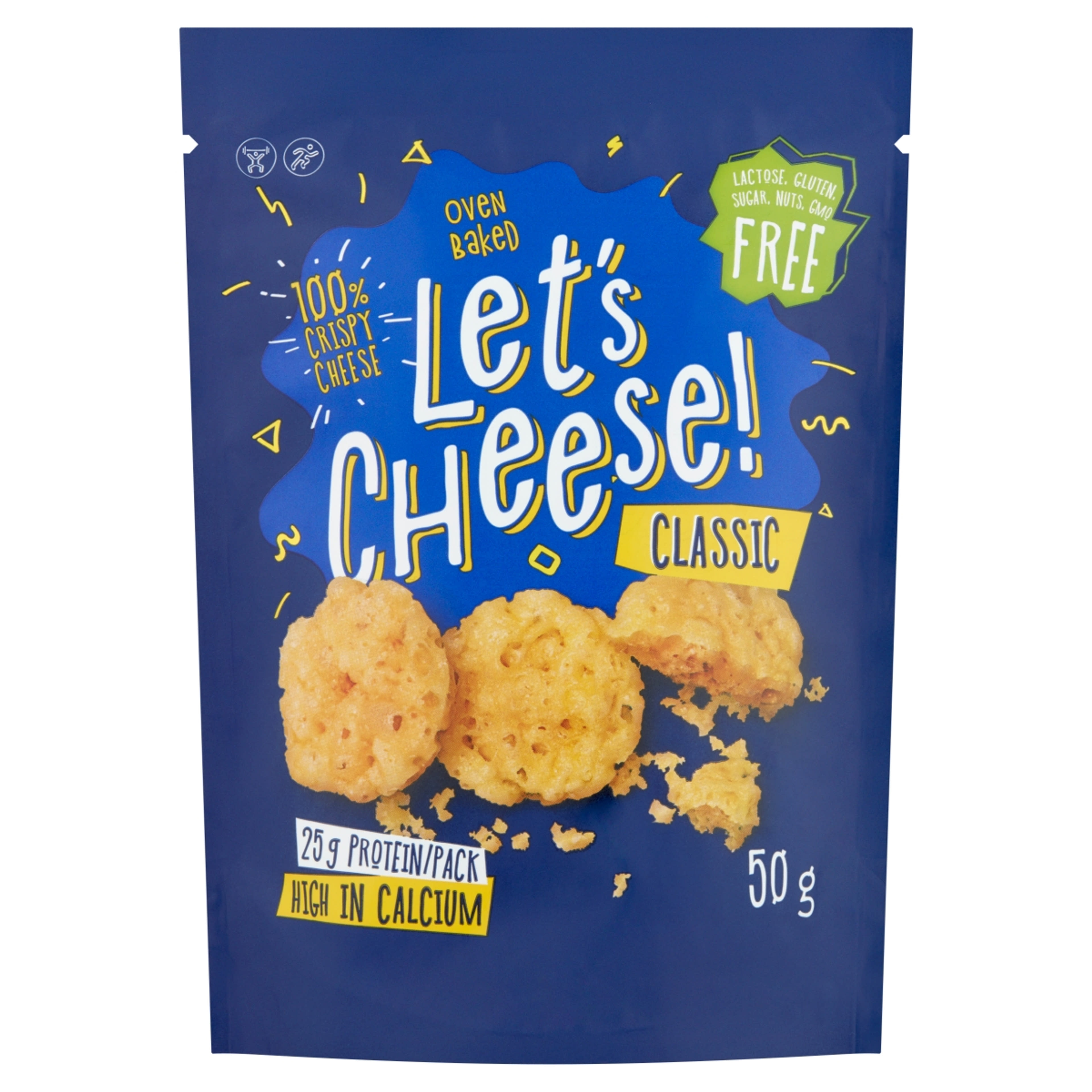 Let's Cheese Classic sajt snack - 50 g-1