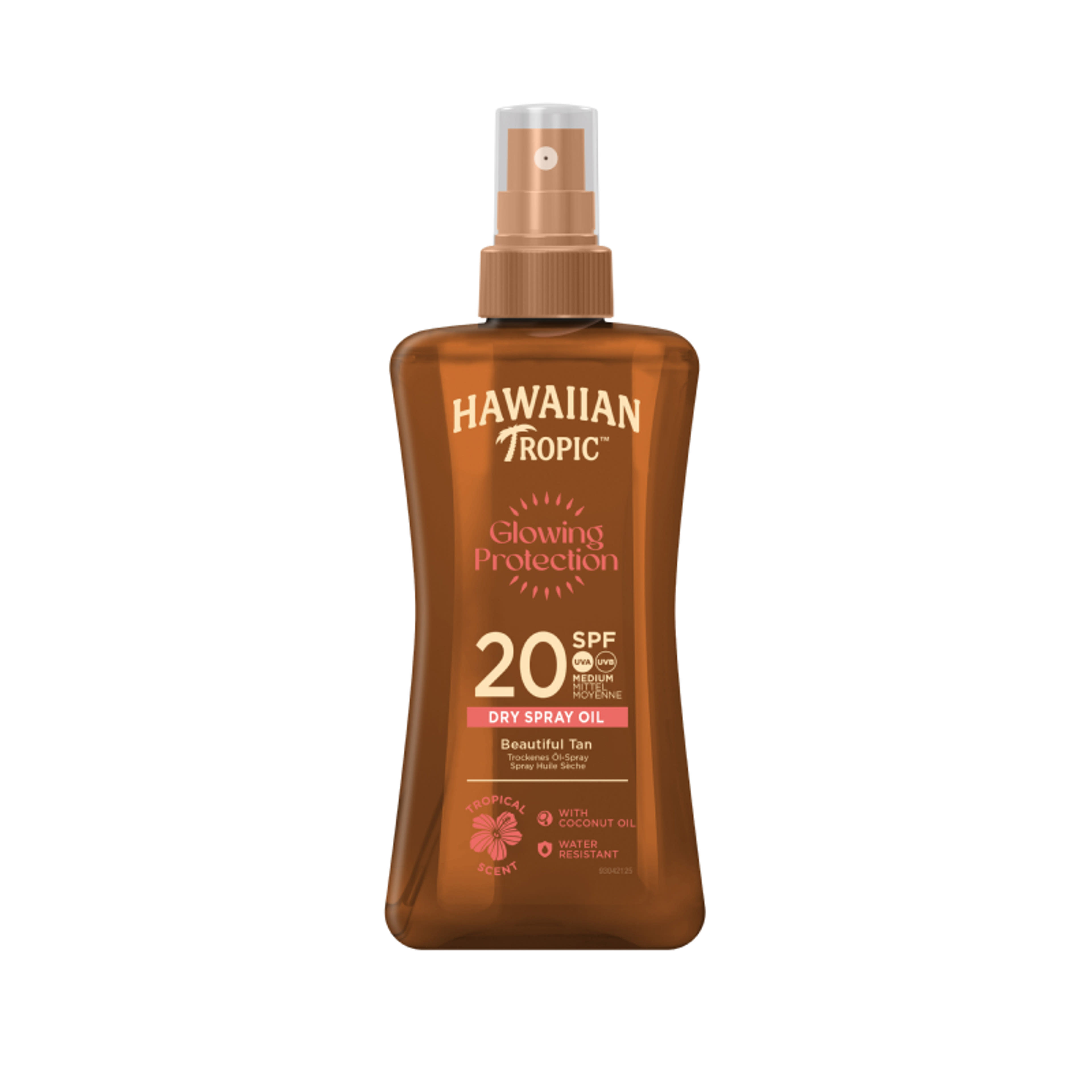 Hawaiian Tropic Glowing Protection dry spray napolaj SPF20 - 200 ml