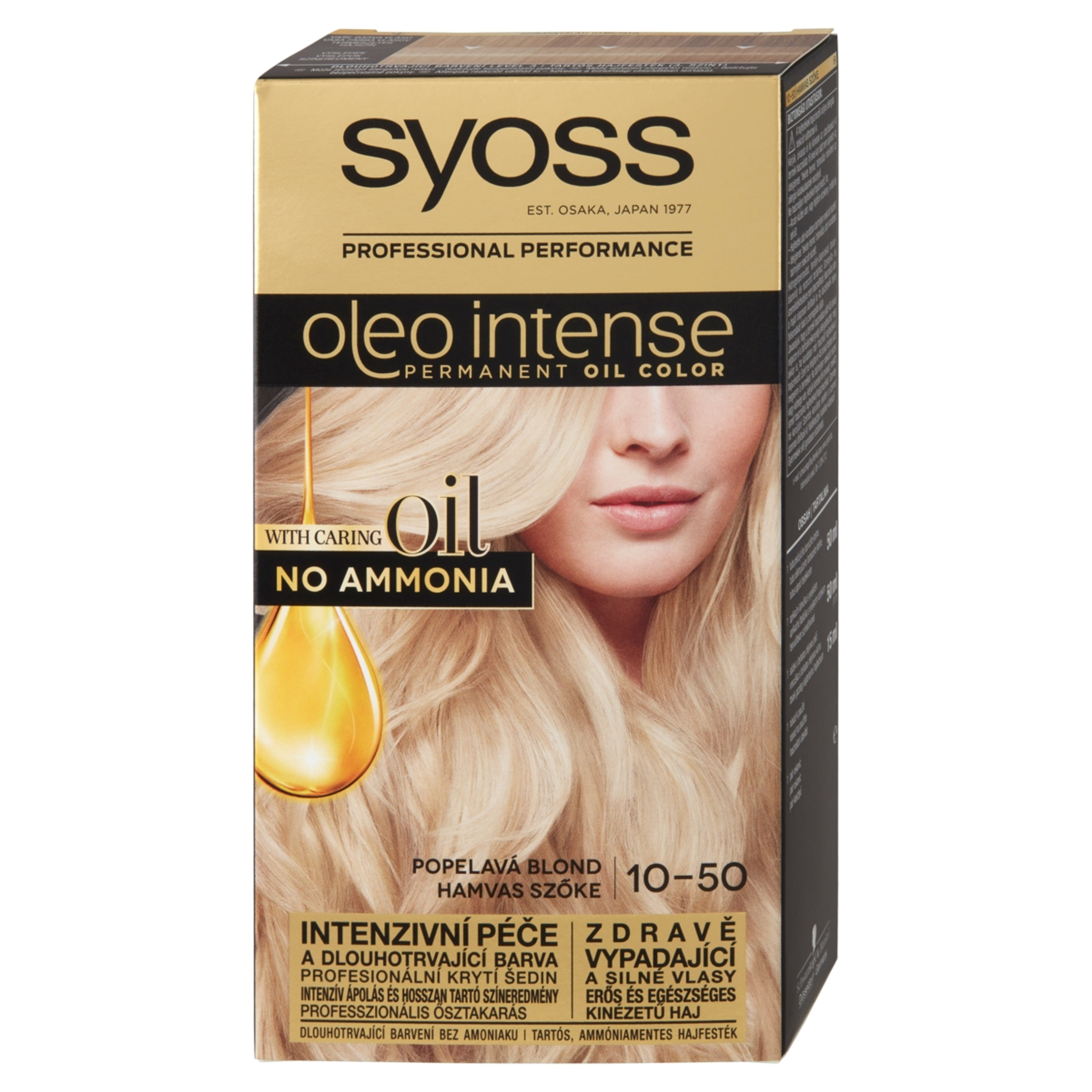 Syoss Color Oleo intenzív olaj hajfesték 10-50 hamvas szőke - 1 db-2