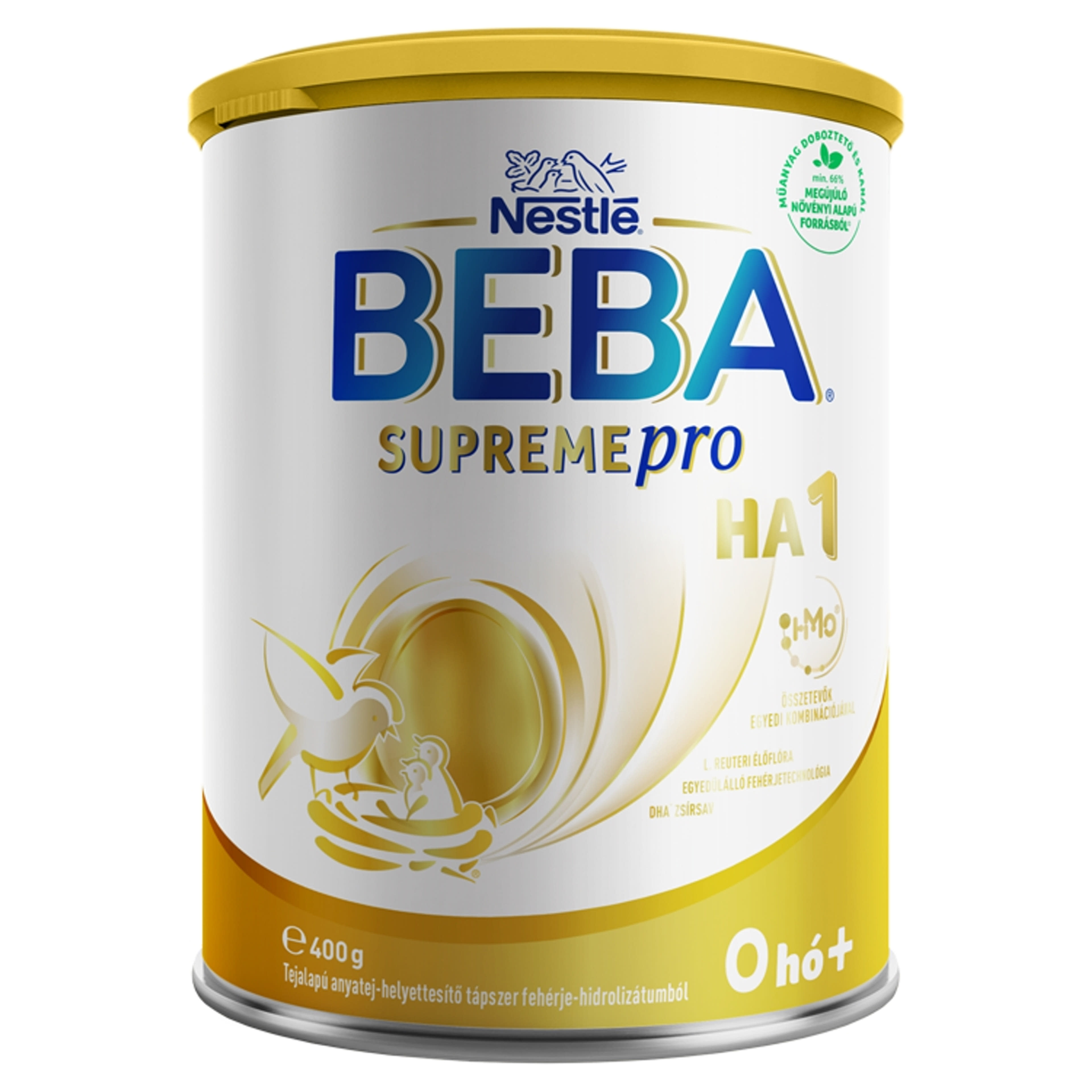 Beba SupremePro HA1 tejalapú anyatej-helyettesítő tápszer fehérje-hidrolizátumból 0 hónapos kortól - 400 g-1