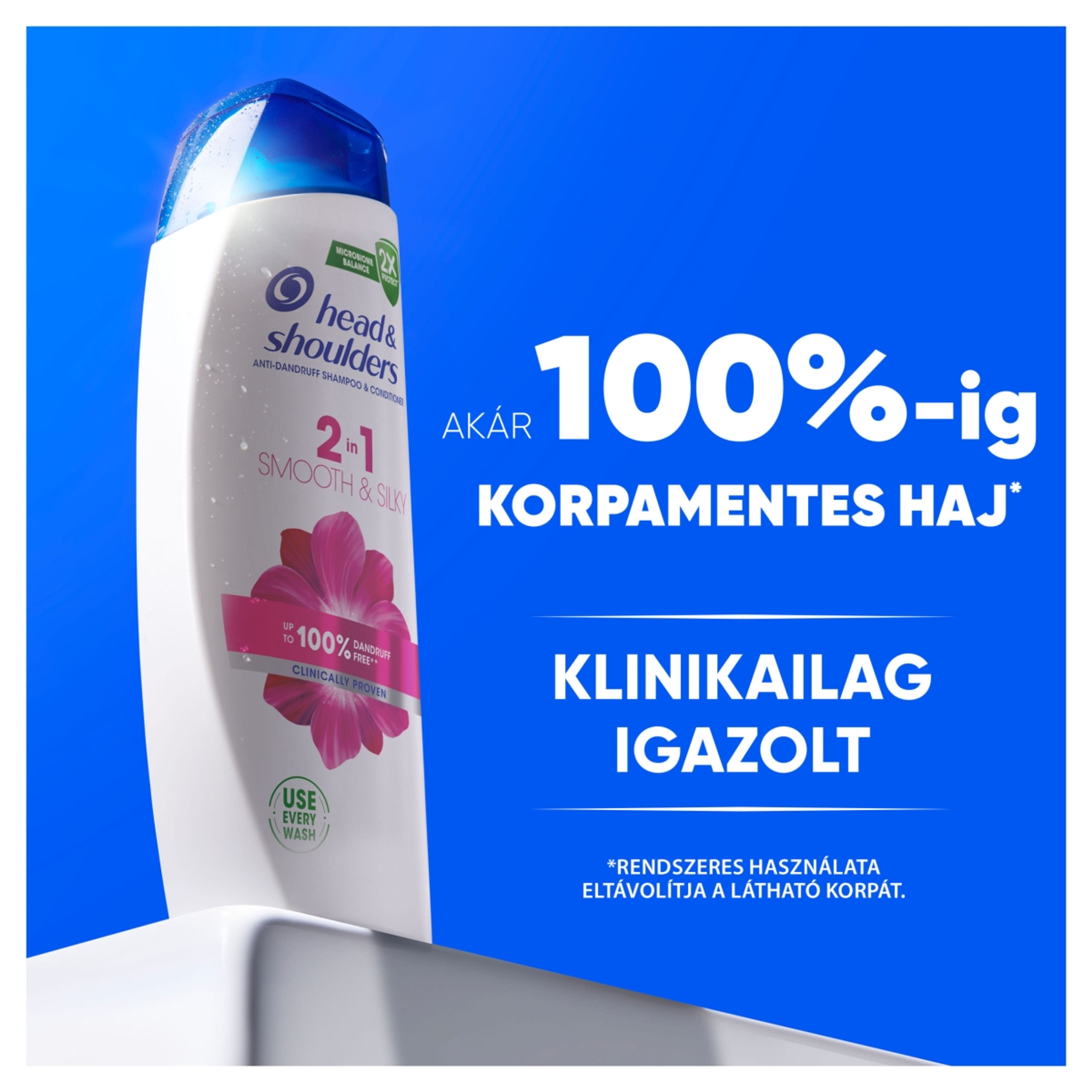 Head & Shoulders Smooth&Silky 2 az 1-ben korpásodás elleni sampon - 330 ml-3