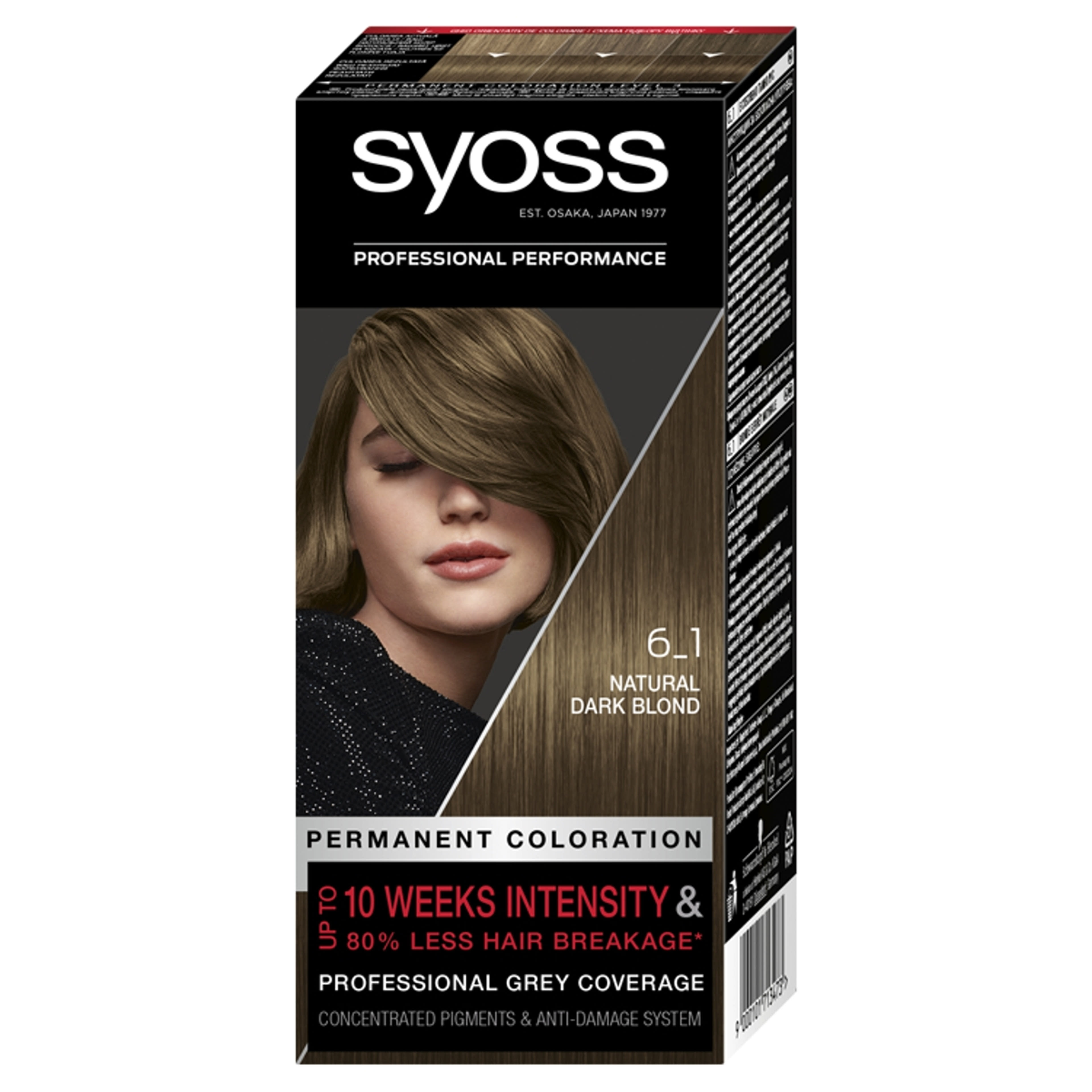 Syoss Color tartós hajfesték 6-1 természetes sötétszőke - 1 db-1