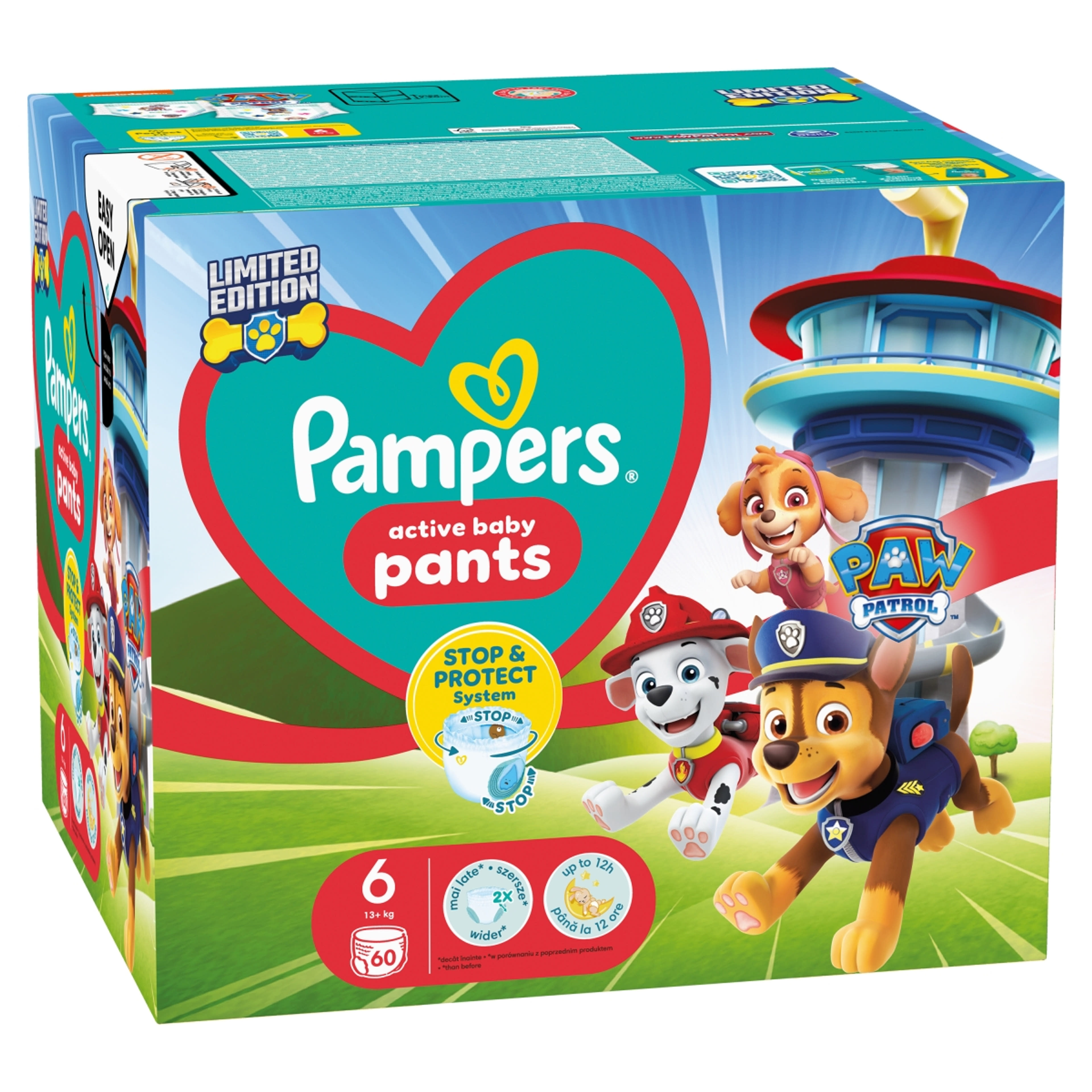 Pampers Pants Mancs Őrjárat bugyipelenka 6-os méret 14-19 kg - 60 db-3