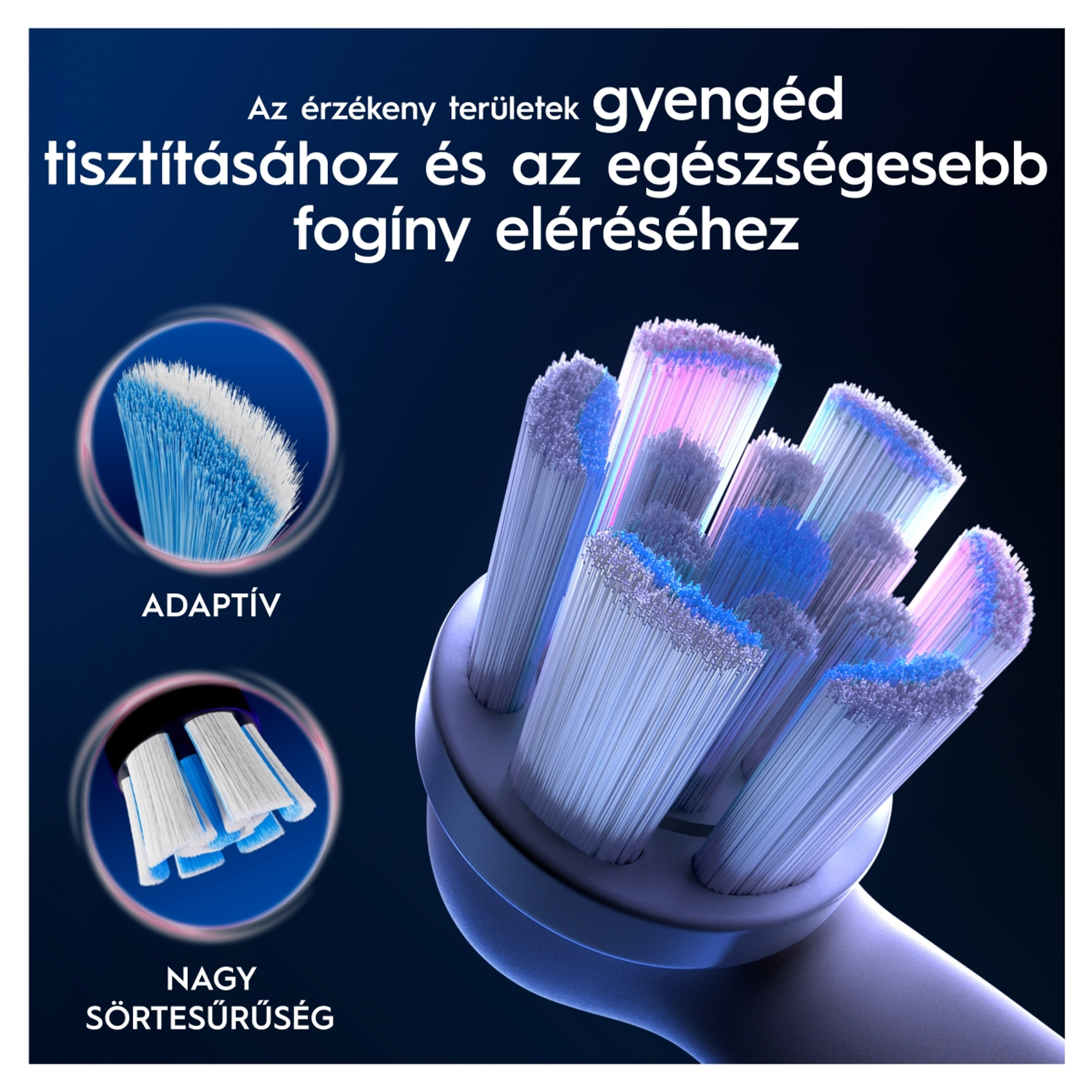 Oral-B Gentle Care IO elektromos fogkefe pótfej - 4 db-5
