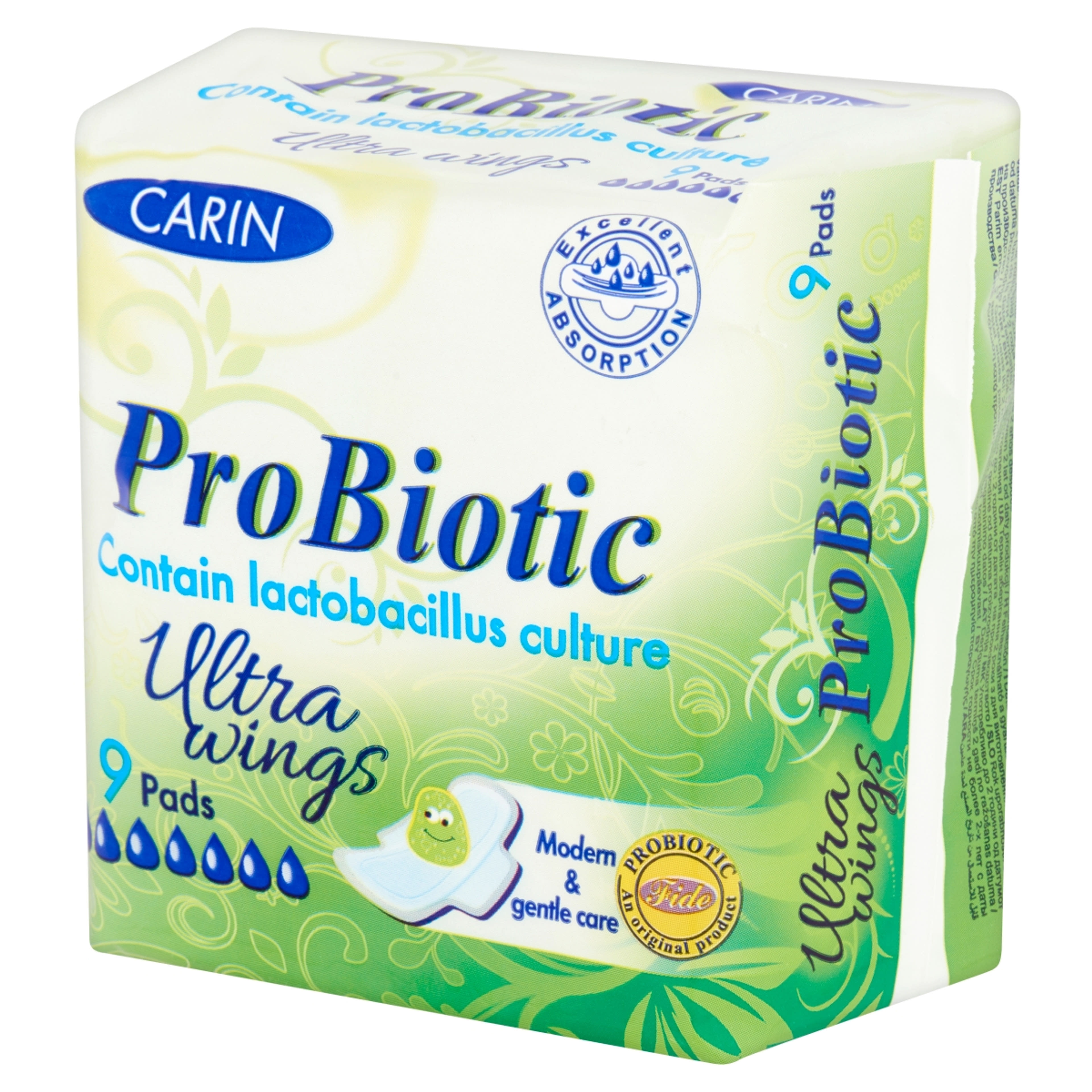 Carine probiotikus egészségügyi betét - 9 db-2