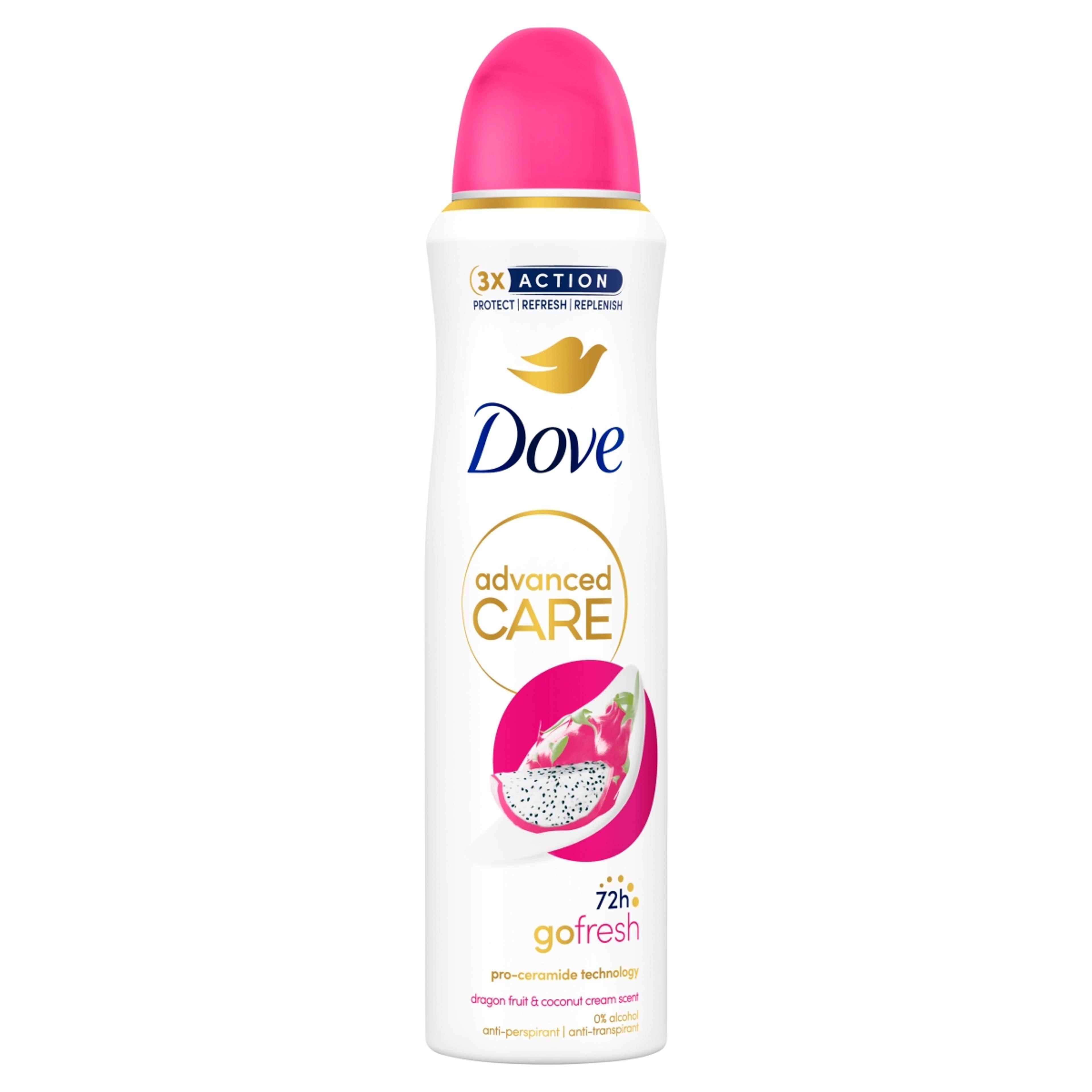 Dove Advanced Care Go Fresh Dragon Fruit & Coconut Cream Scent dezodor spray - 150 ml-1