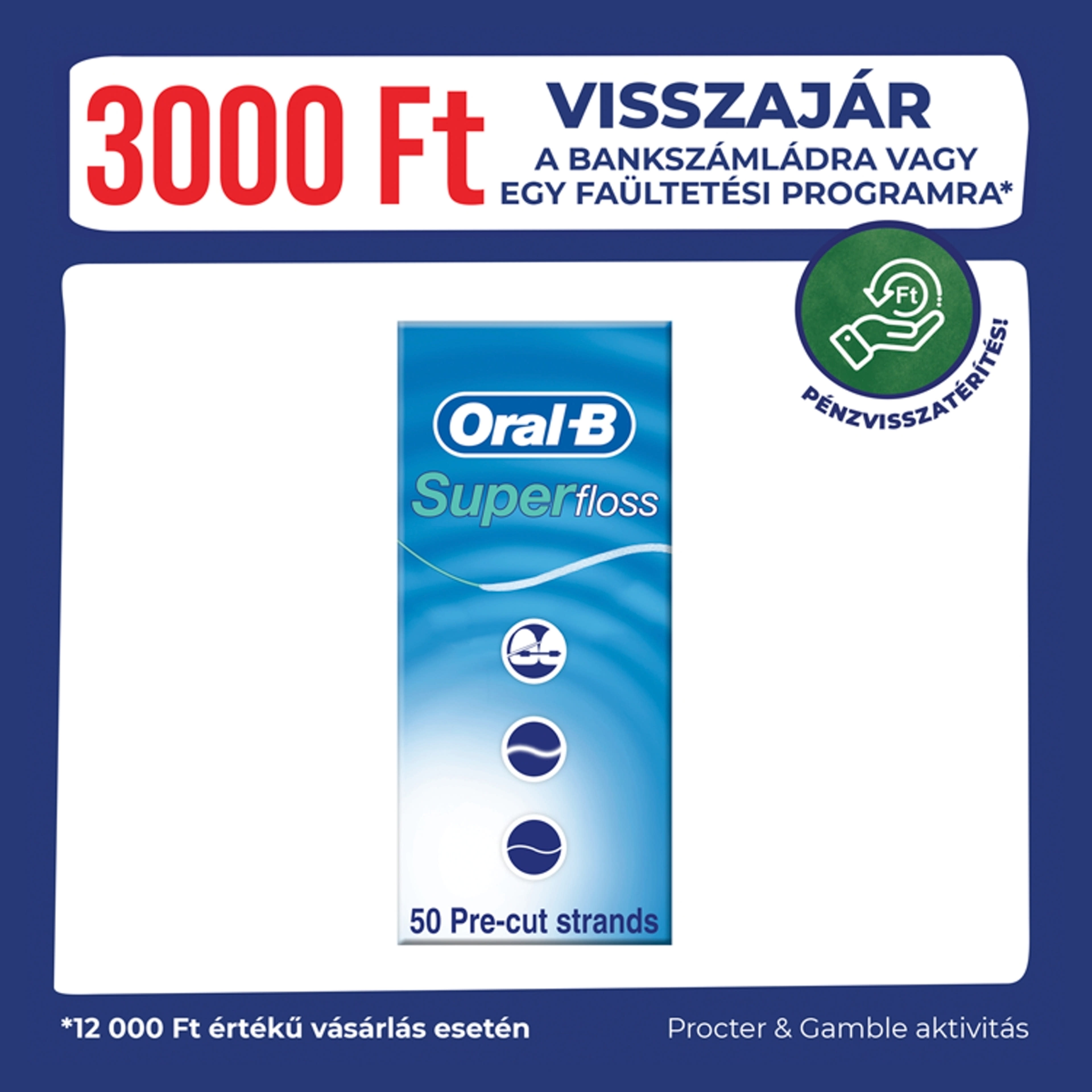 Oral-B fogselyem superfloss - 50 db-1