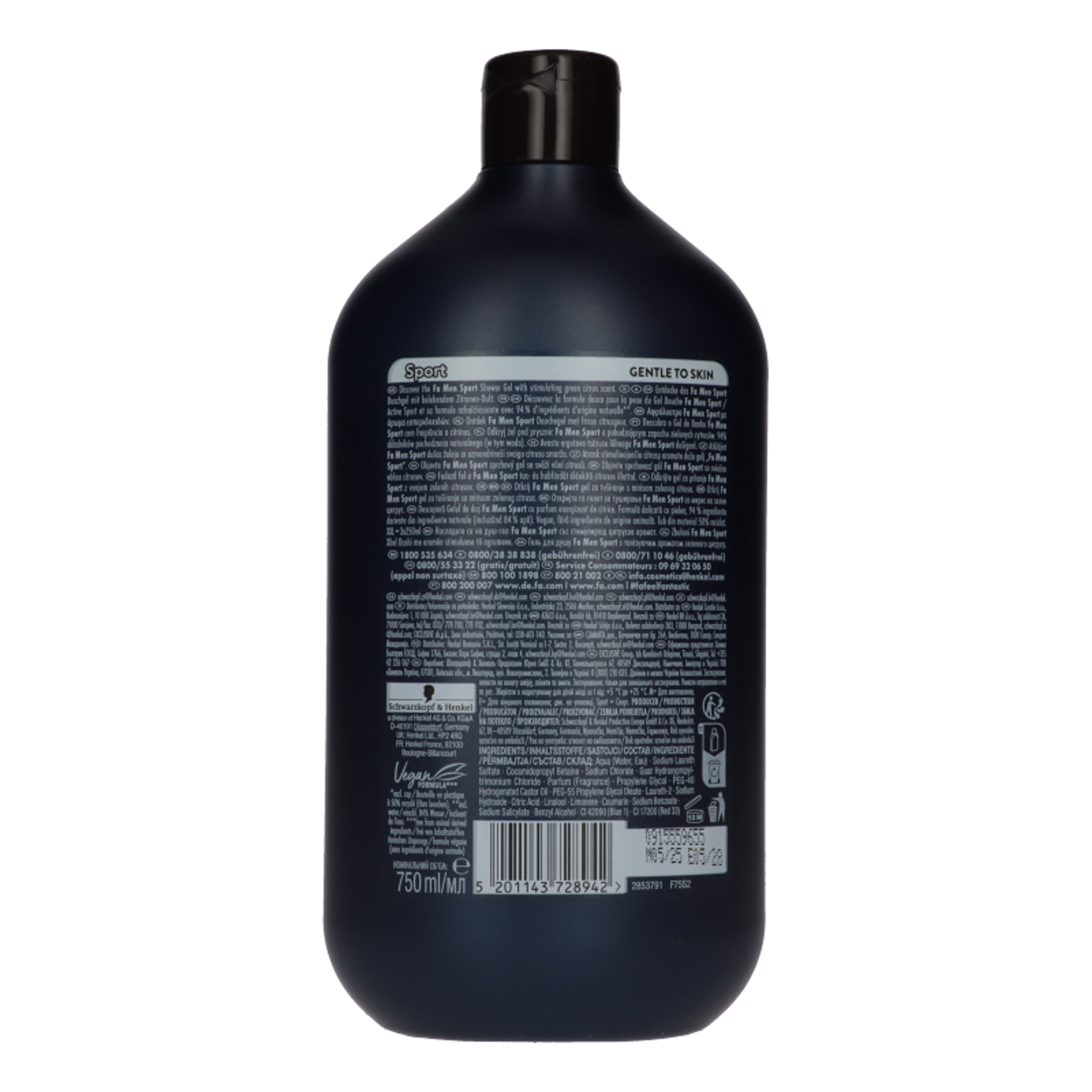 Fa Active Sport tusfürdő - 750 ml-4