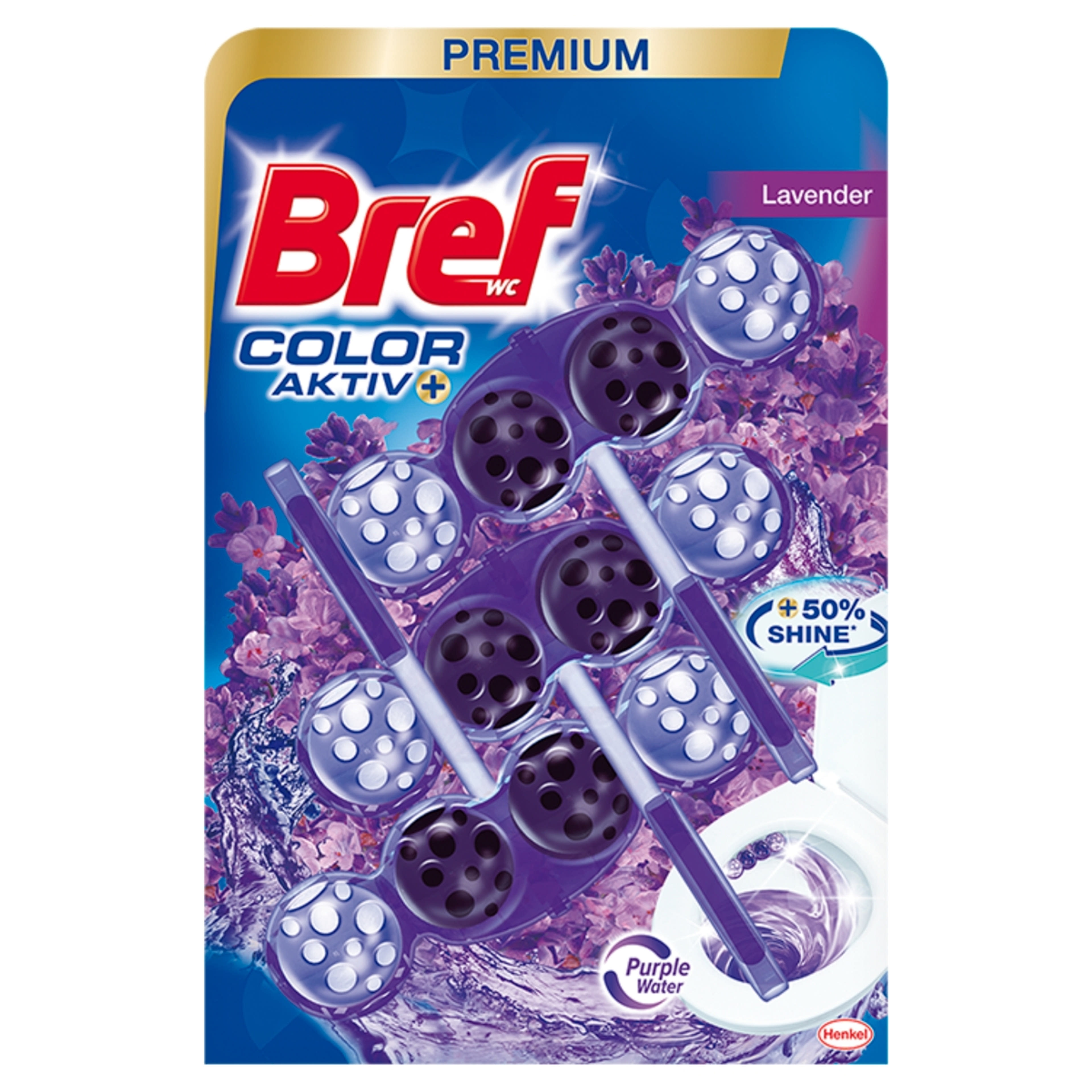 Bref Purple Aktiv WC Illatosító - 150 ml