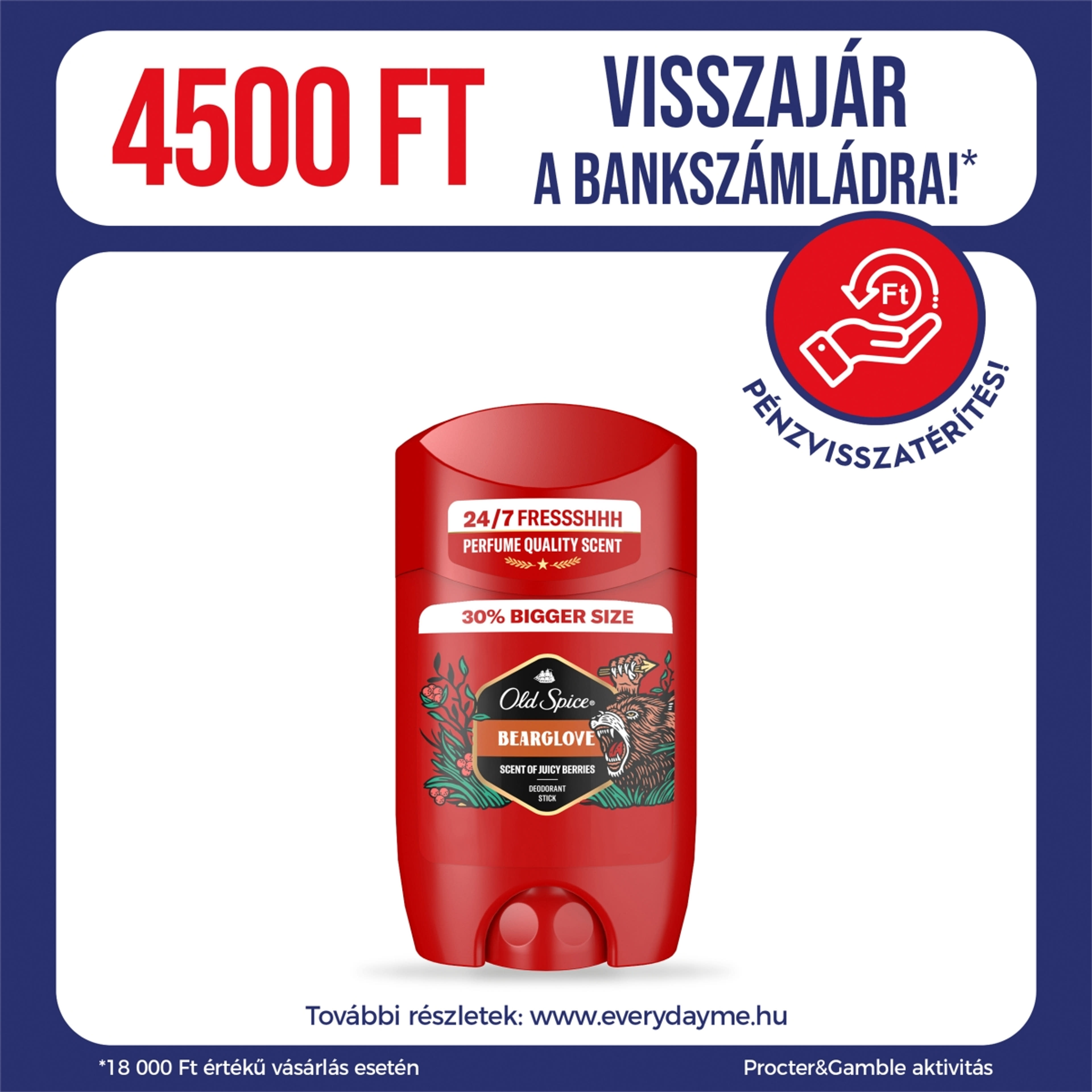 Old Spice Bearglove stift dezodor férfiaknak - 65 ml