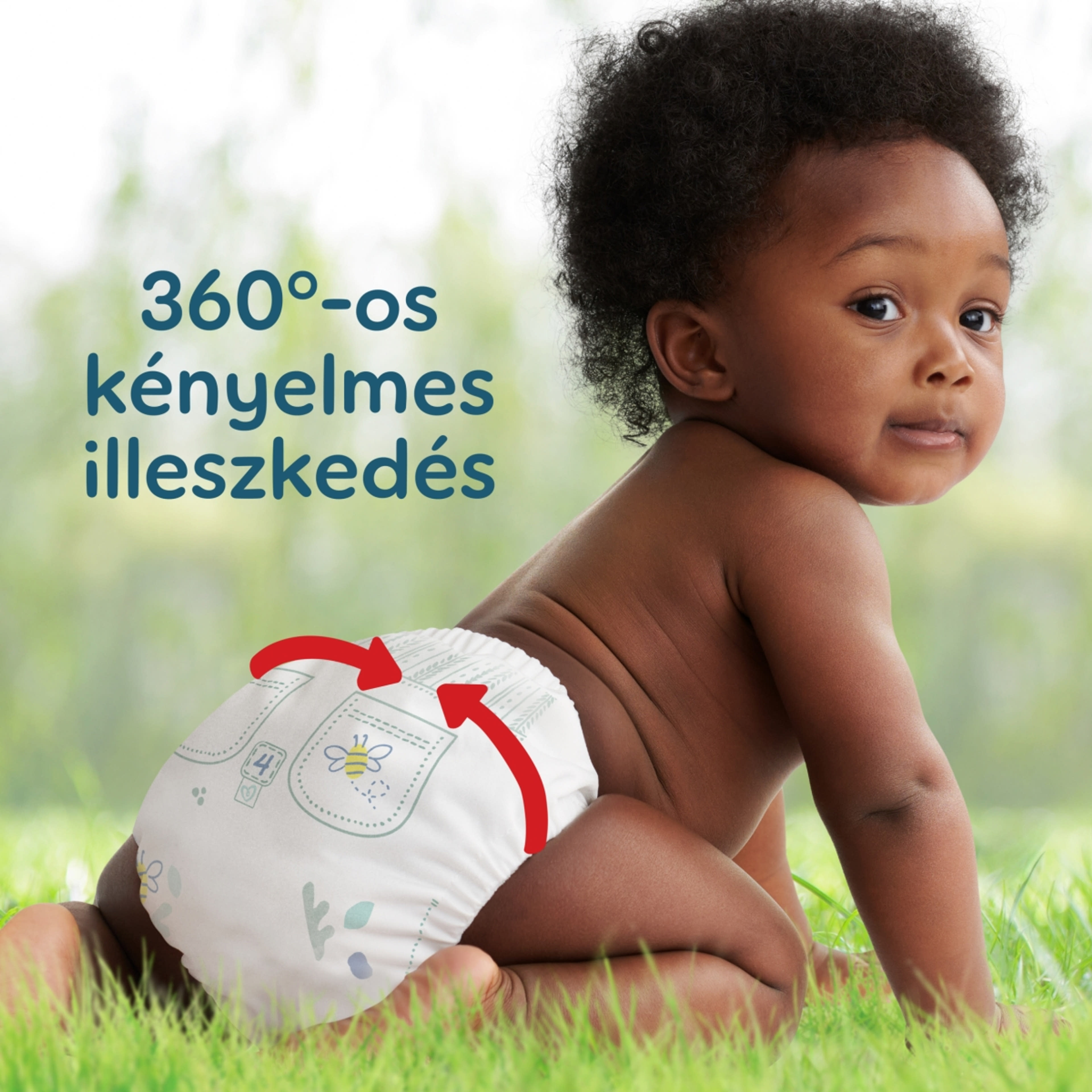 Pampers Harmonie Baby bugyipelenka 5-ös 12-17 kg - 20 db-2