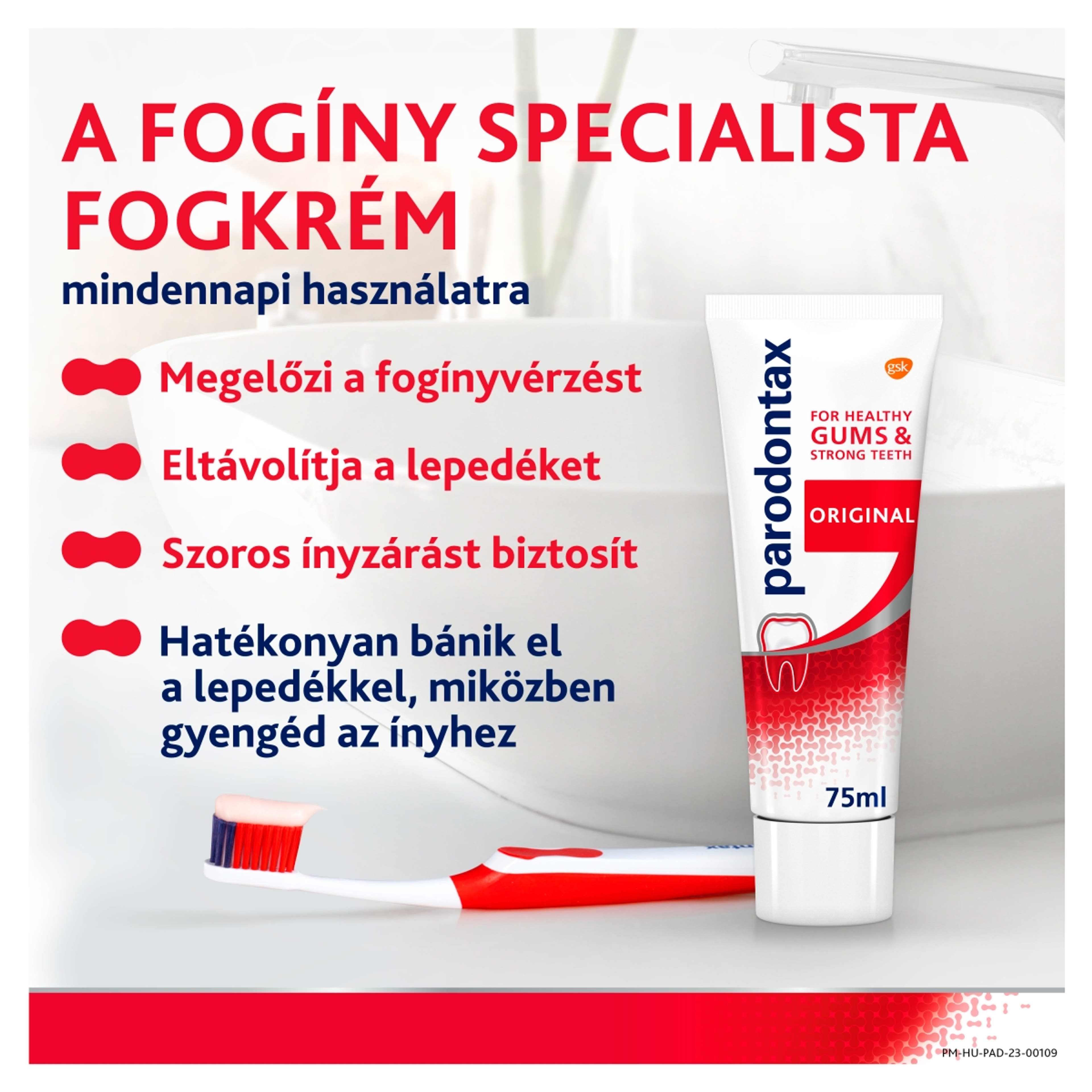 Parodontax Classic Flouridmentes fogkrém - 75 ml-7