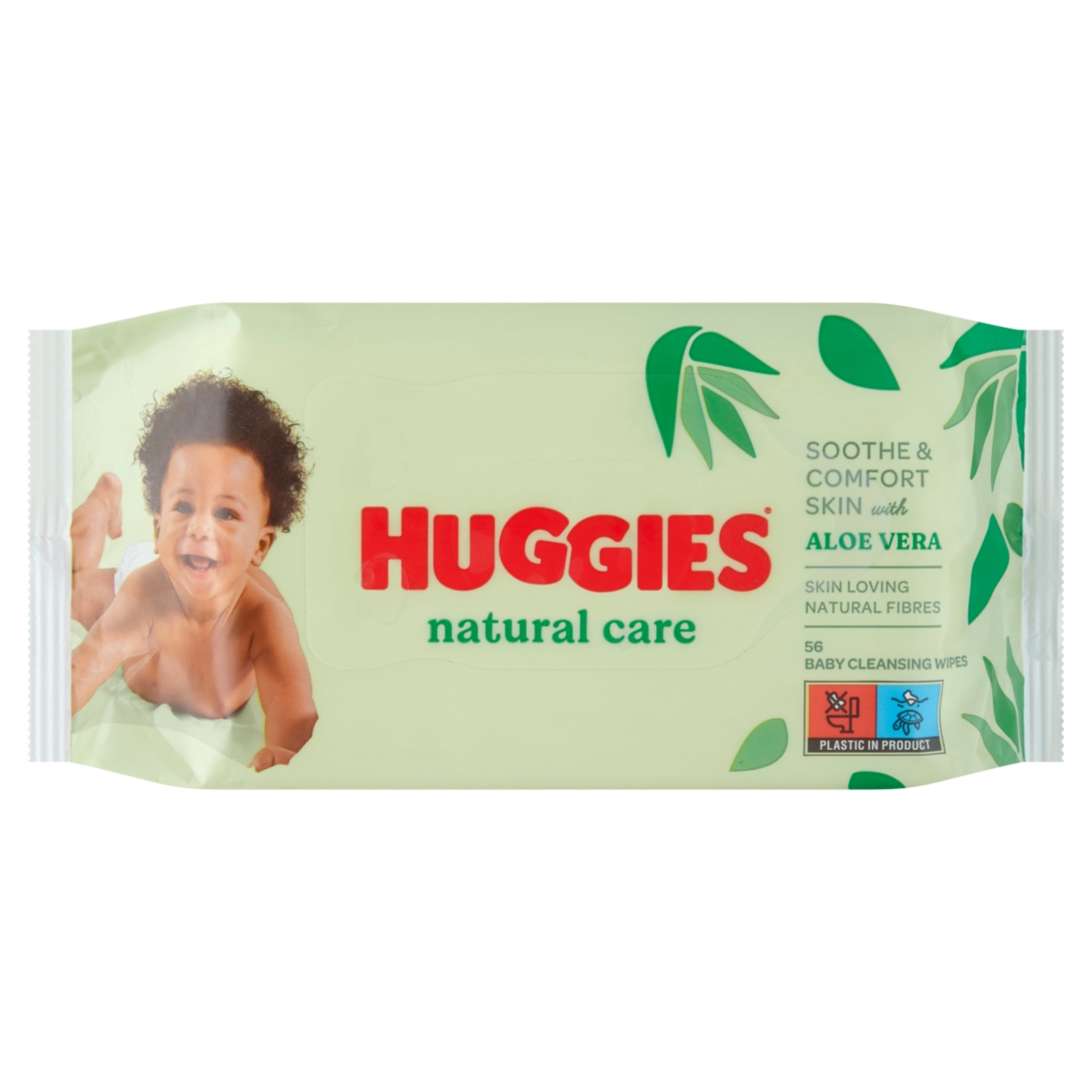 Huggies Natural Care baba törlőkendő - 56 db