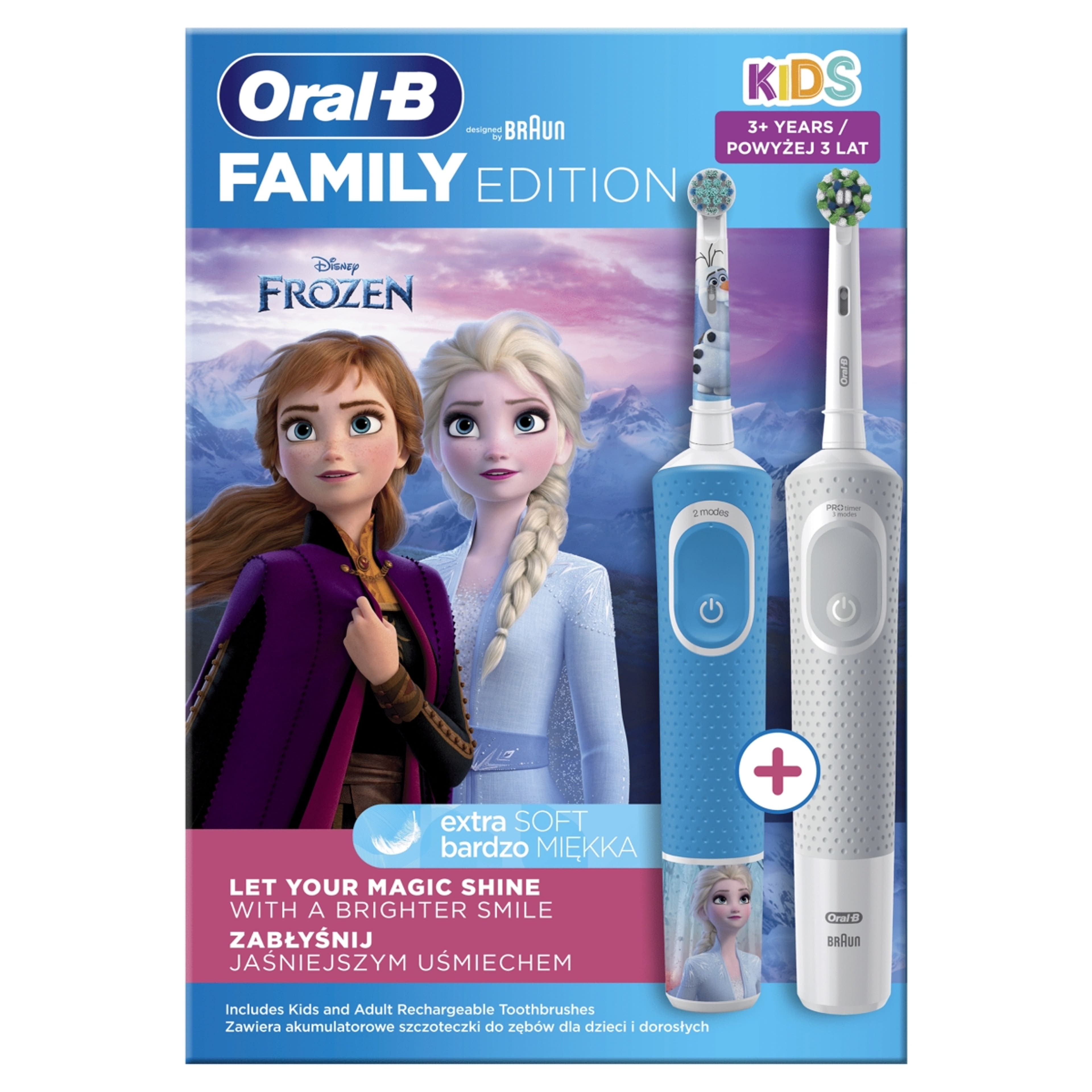 Oral-B elektromos fogkefe, családi kiszerelés - 2 db