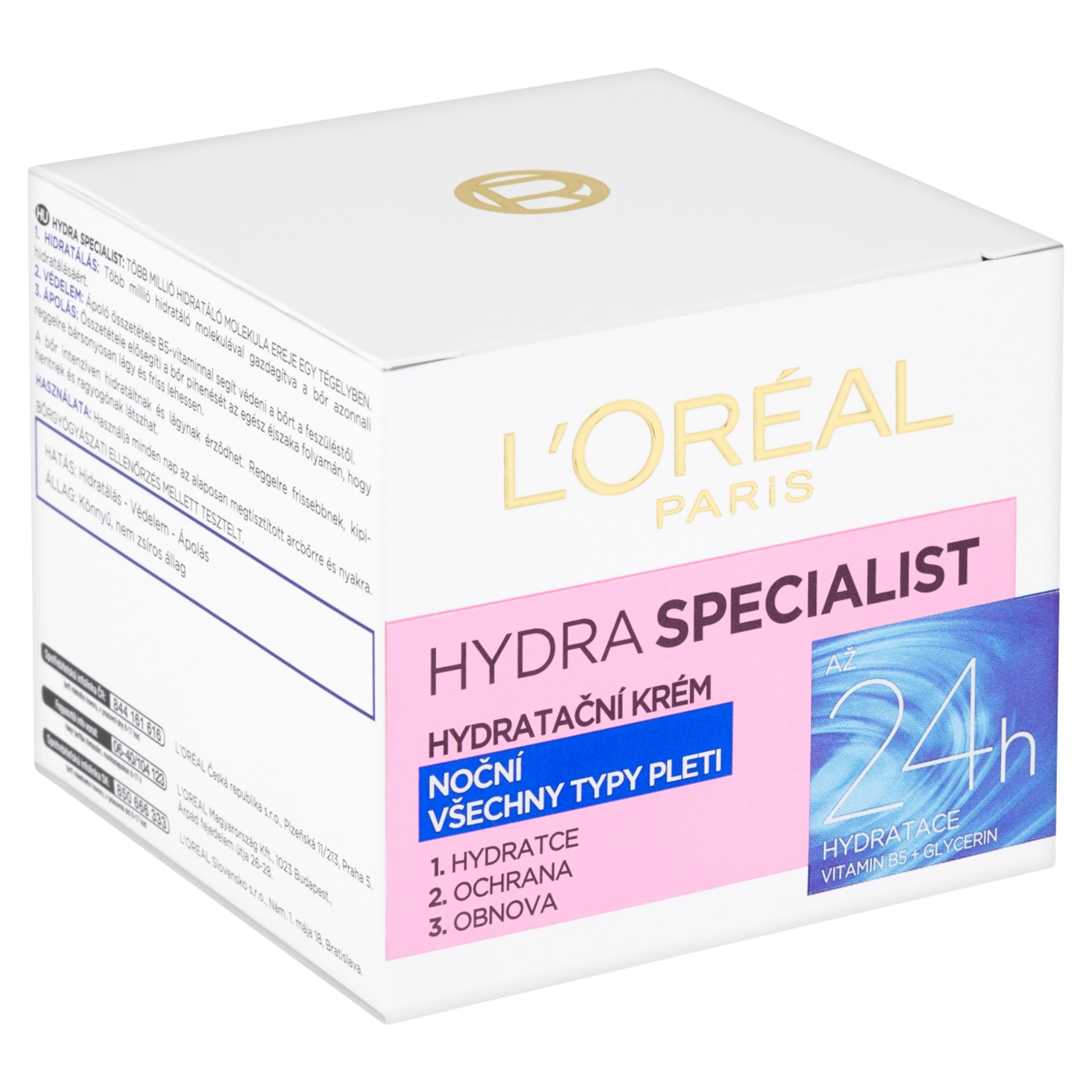 L'Oréal Paris Hydra Specialist éjszakai arckrém - 50 ml-3