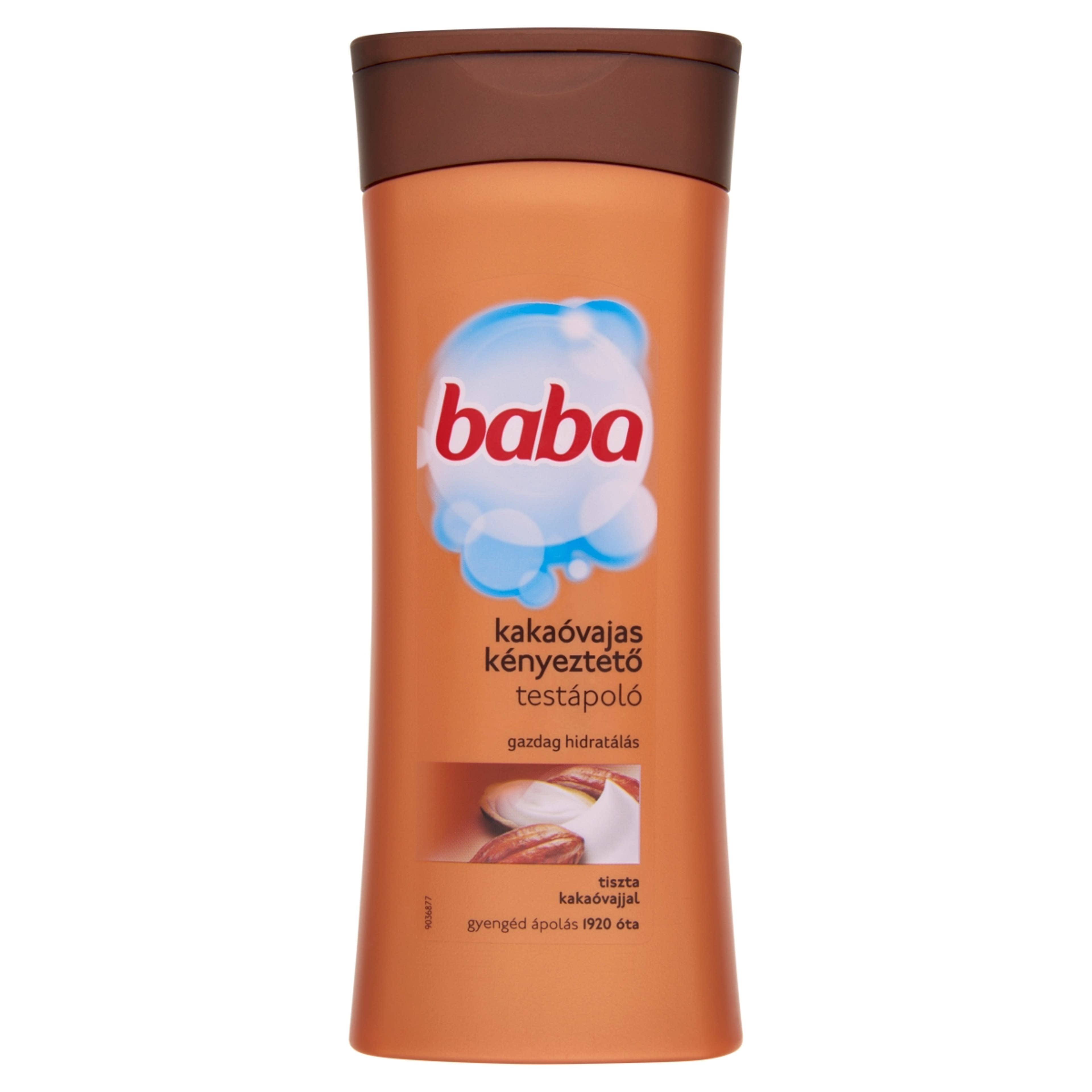 Baba testápoló Kakaóvaj kényeztető hidratálás - 400 ml