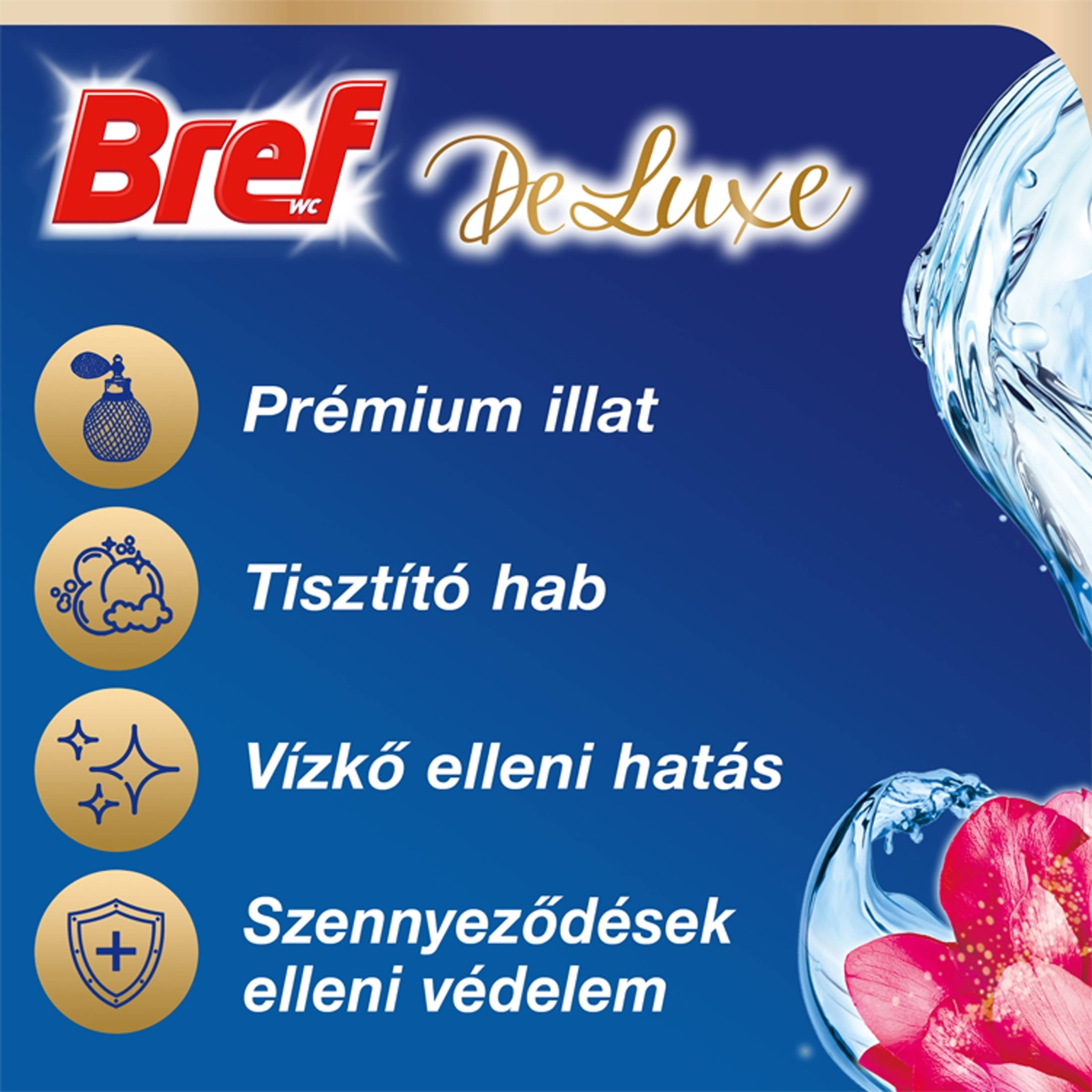 Bref Deluxe Delicate Magnolia WC illatosító (3x50 g) - 150 g-2